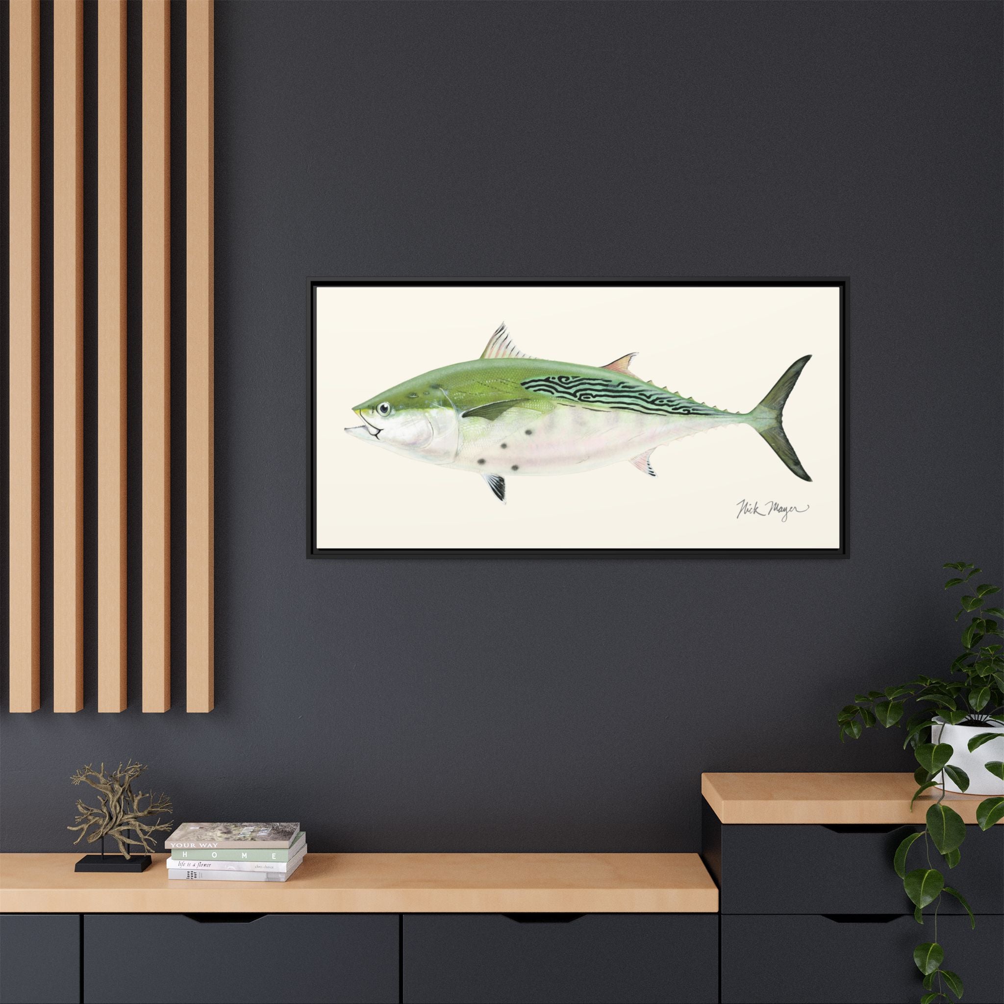 Albie Framed Canvas Print