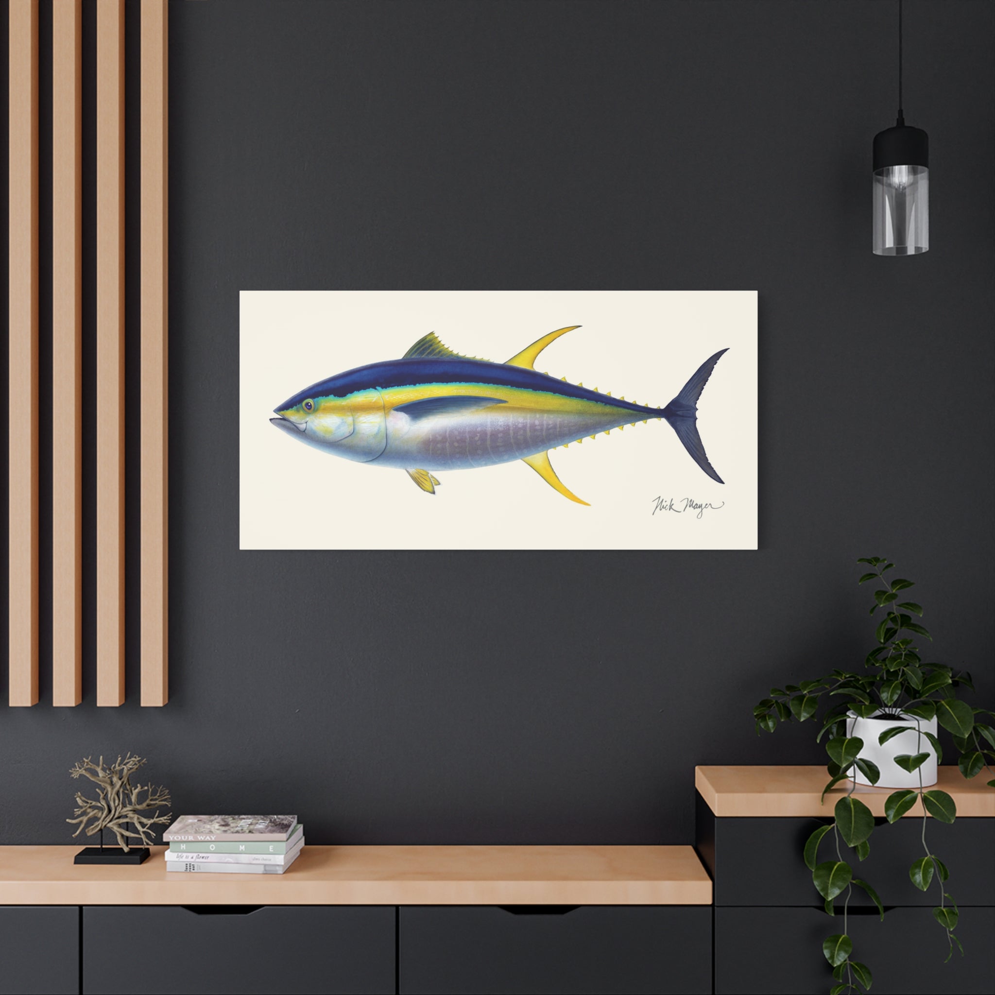 Yellowfin Tuna Canvas Print