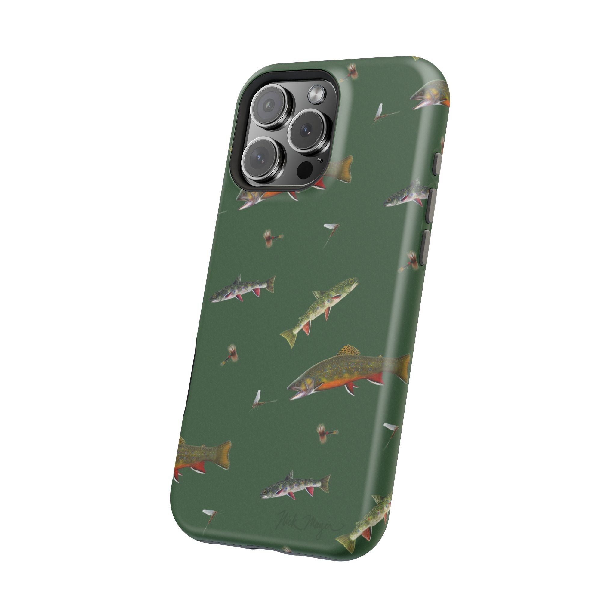 Trout and Flies MagSafe iPhone Case