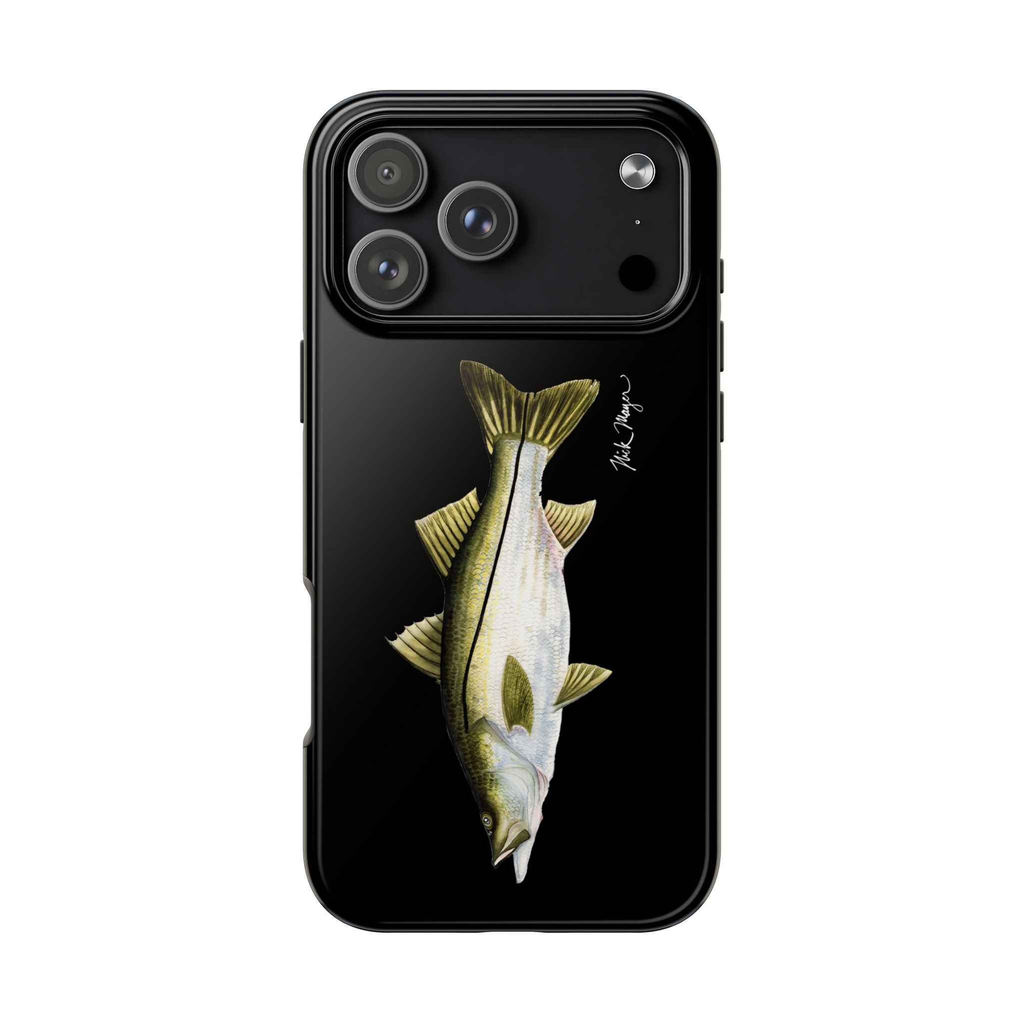 Snook Black Phone Case (iPhone)
