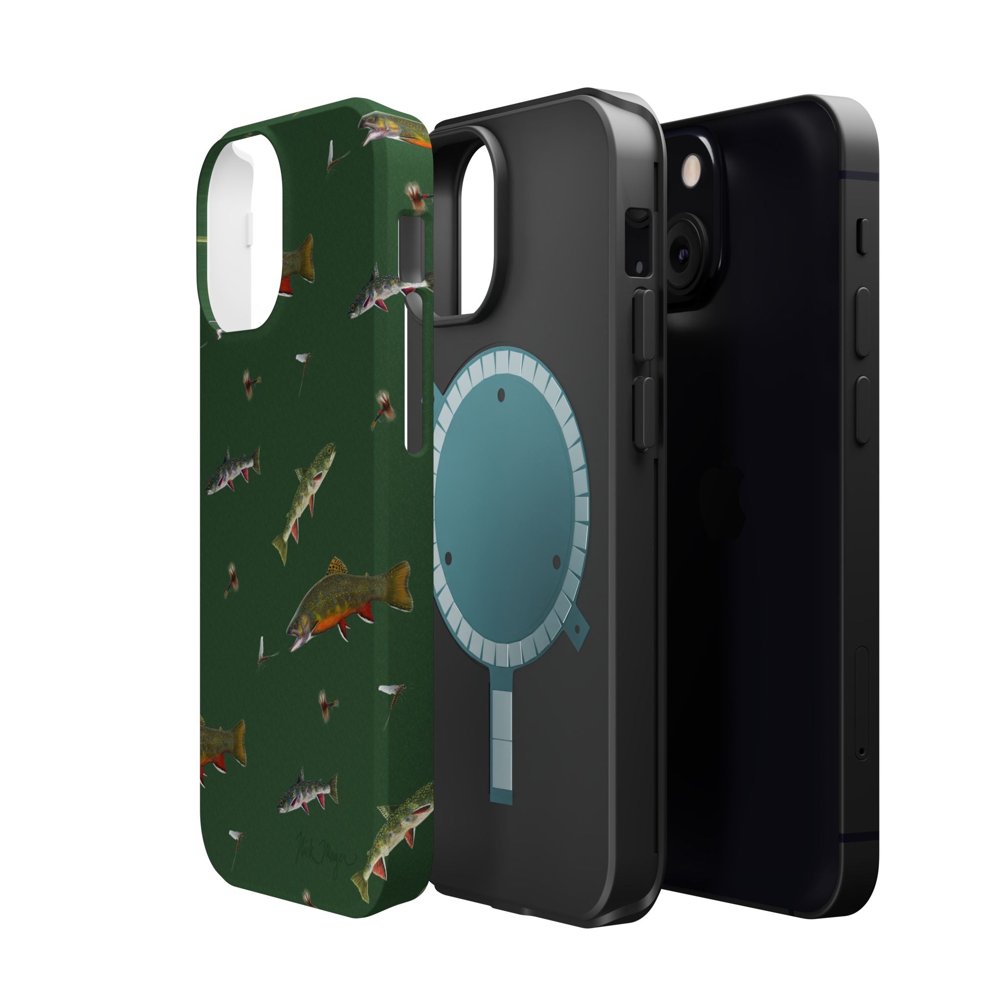 Trout and Flies MagSafe iPhone Case