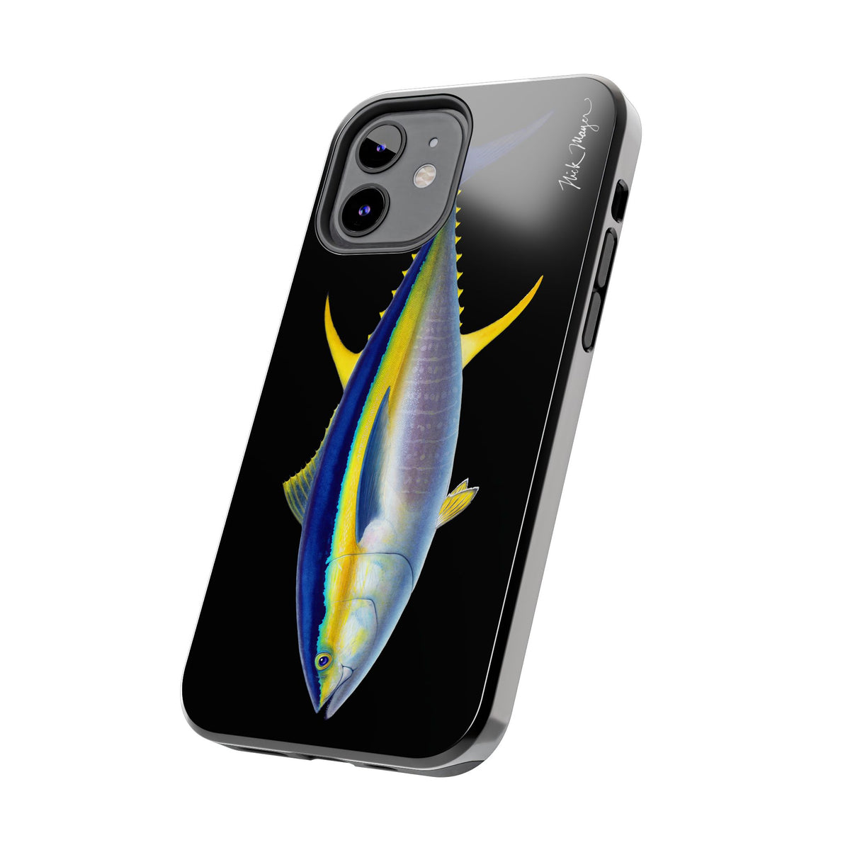 Yellowfin Tuna Black Phone Case (iPhone) Printify