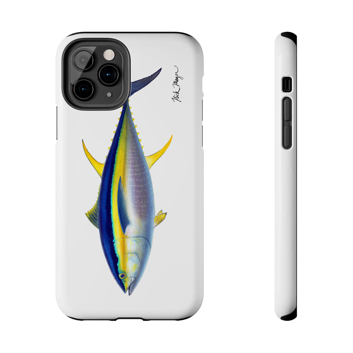 Yellowfin Tuna White Phone Case (iPhone) Printify