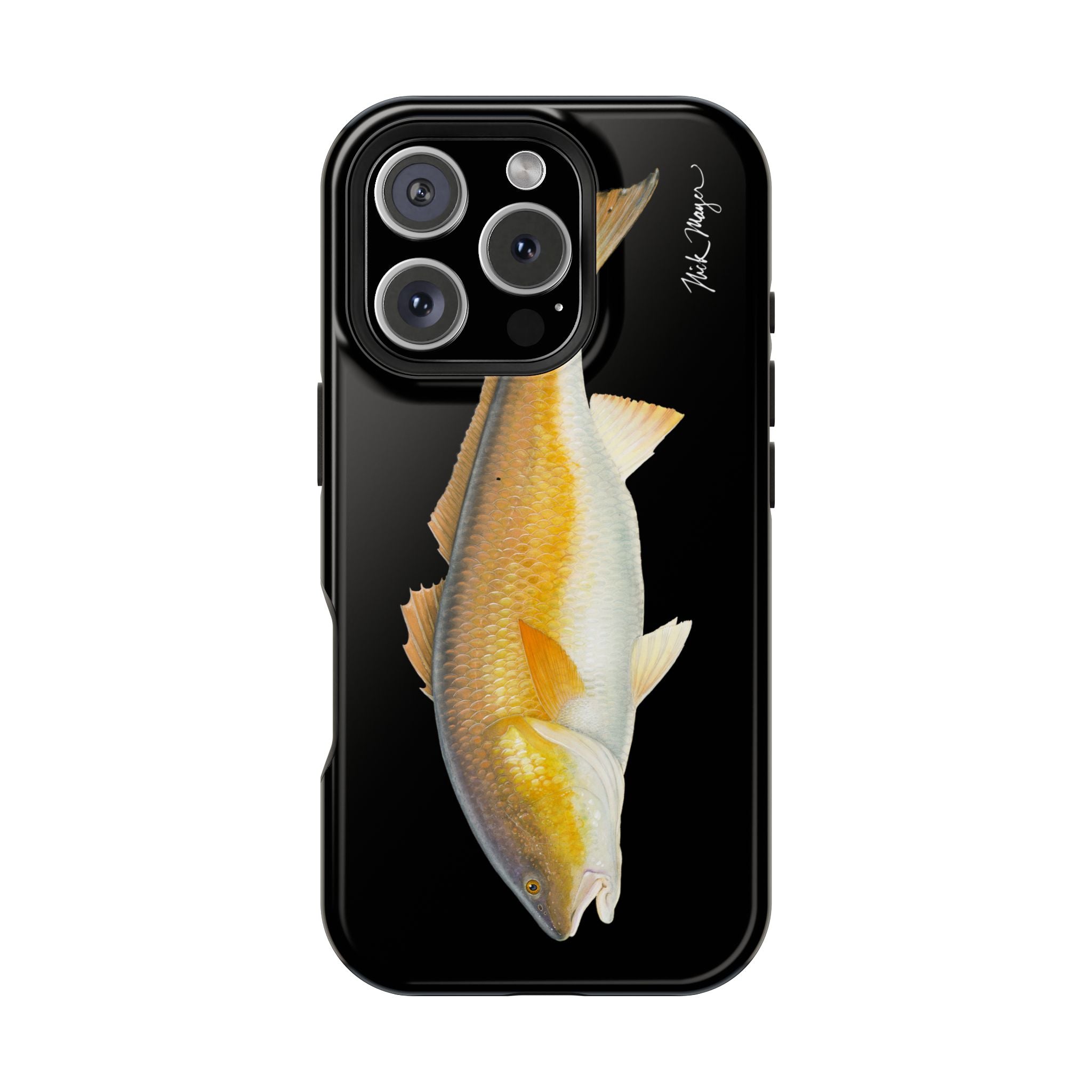 Bull Redfish MagSafe Black iPhone Case