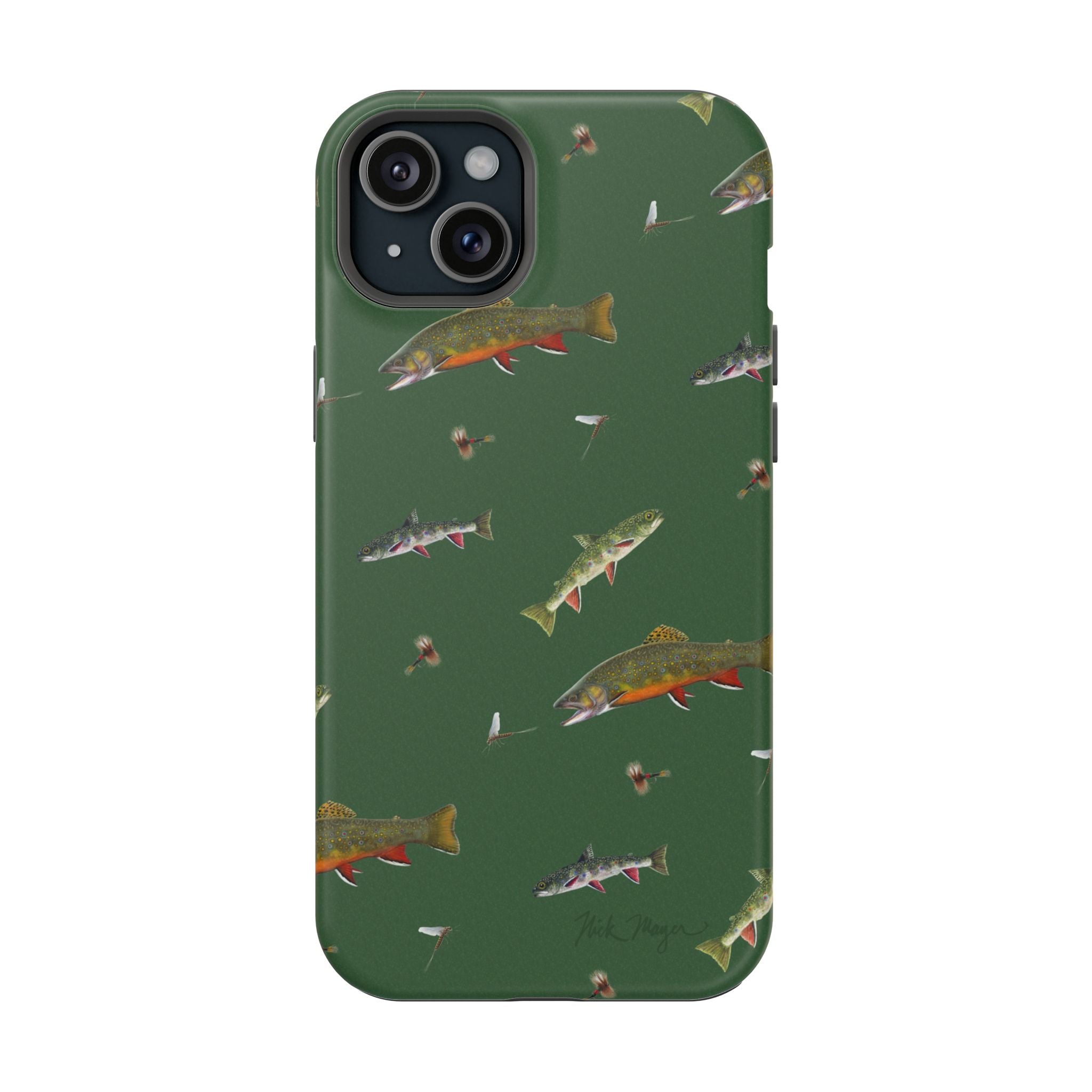 Trout and Flies MagSafe iPhone Case