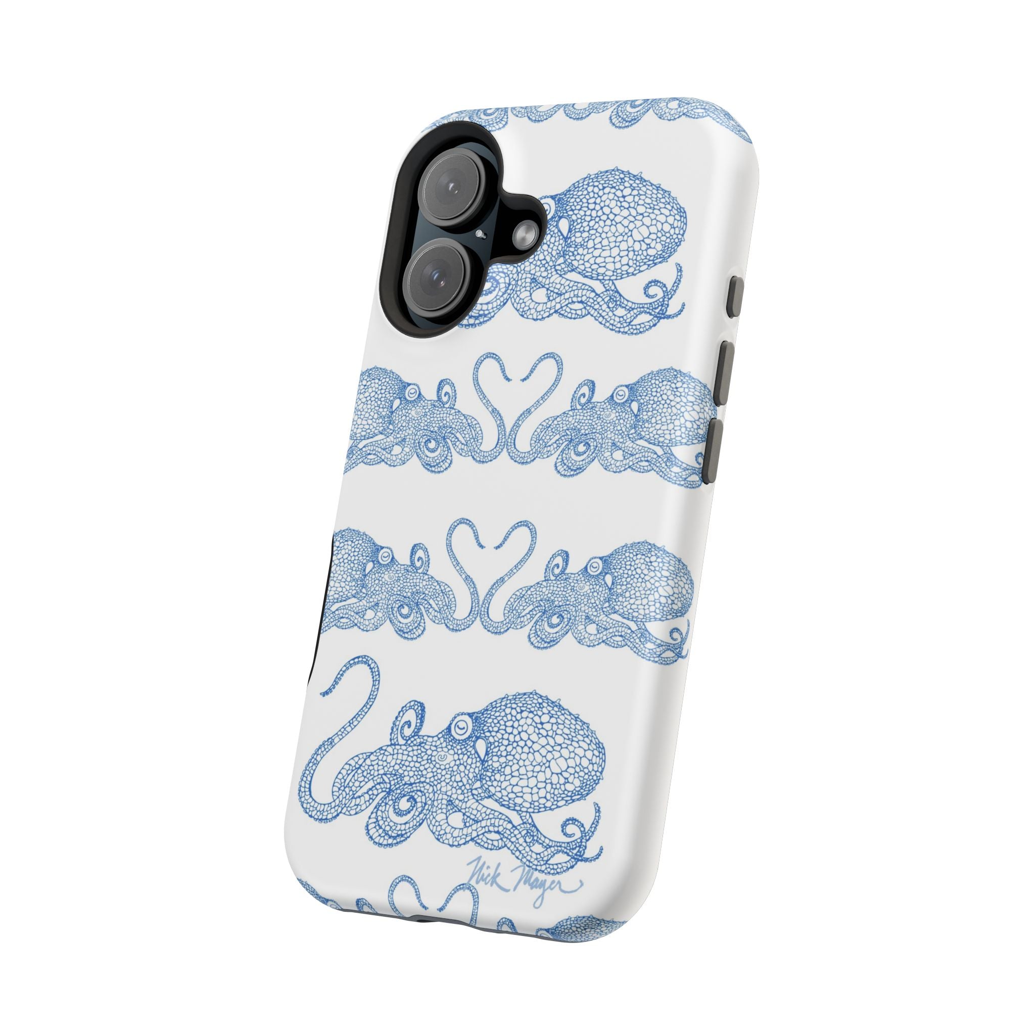 Blue Octopus 1 MagSafe iPhone Case