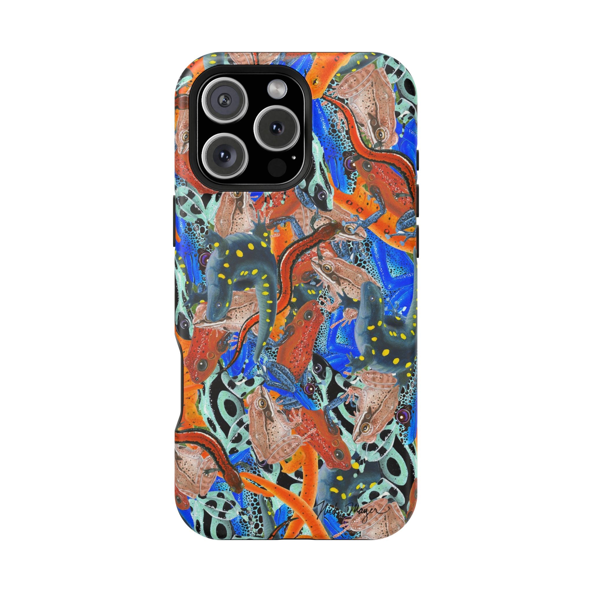 Frogs and Salamanders MagSafe iPhone Case
