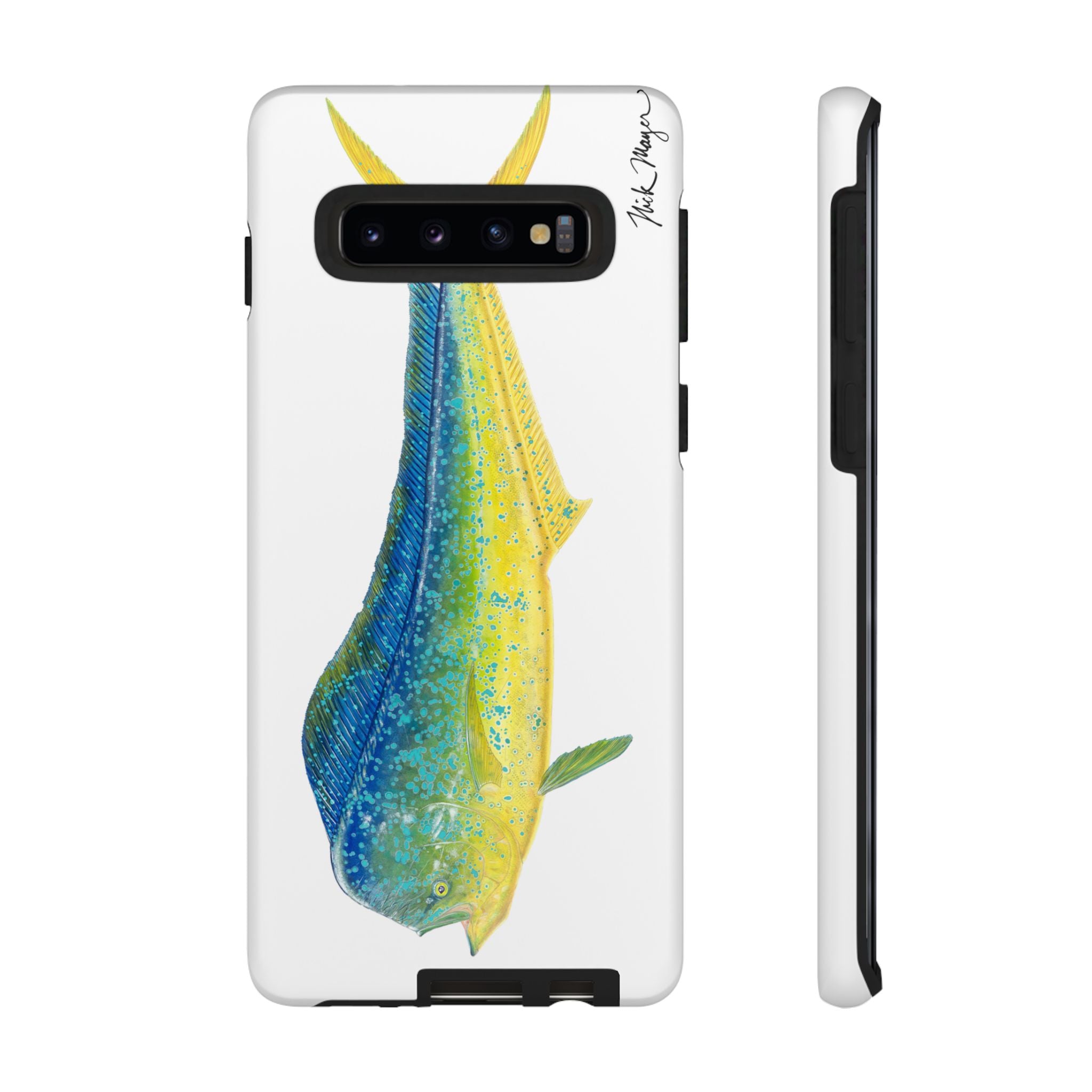 Bull Mahi White Phone Case (Samsung)