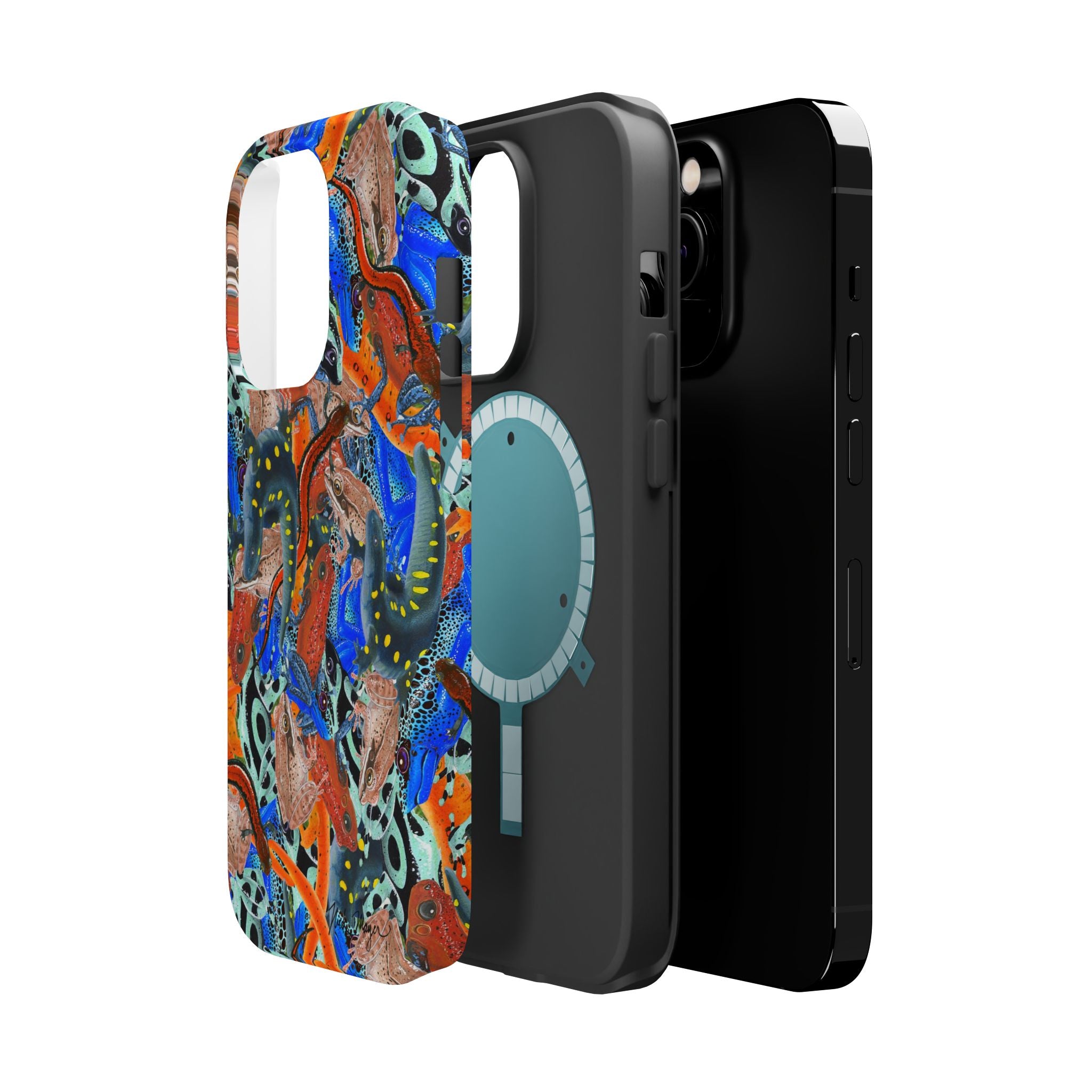 Frogs and Salamanders MagSafe iPhone Case