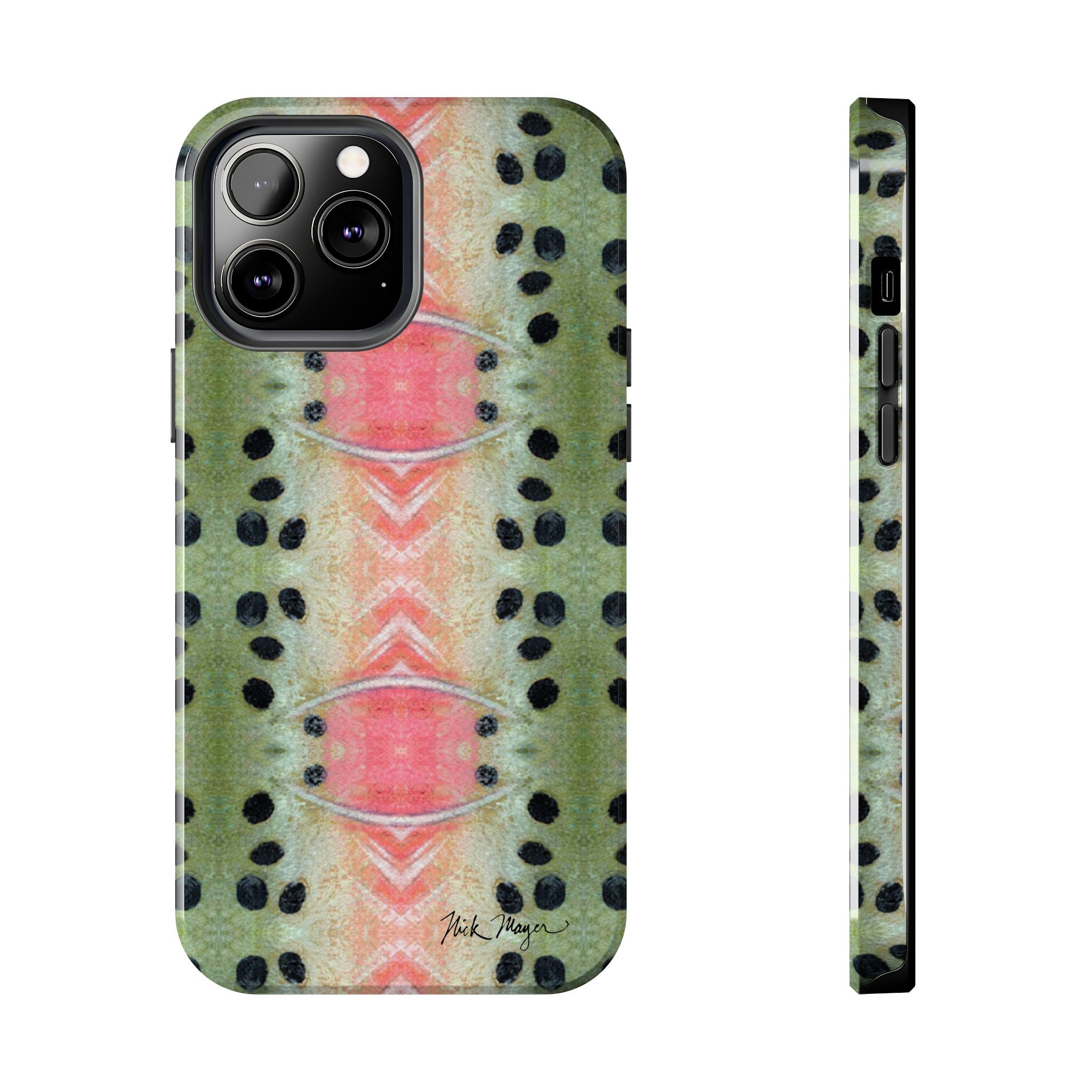 Rainbow Trout Pattern Phone Case (iPhone)