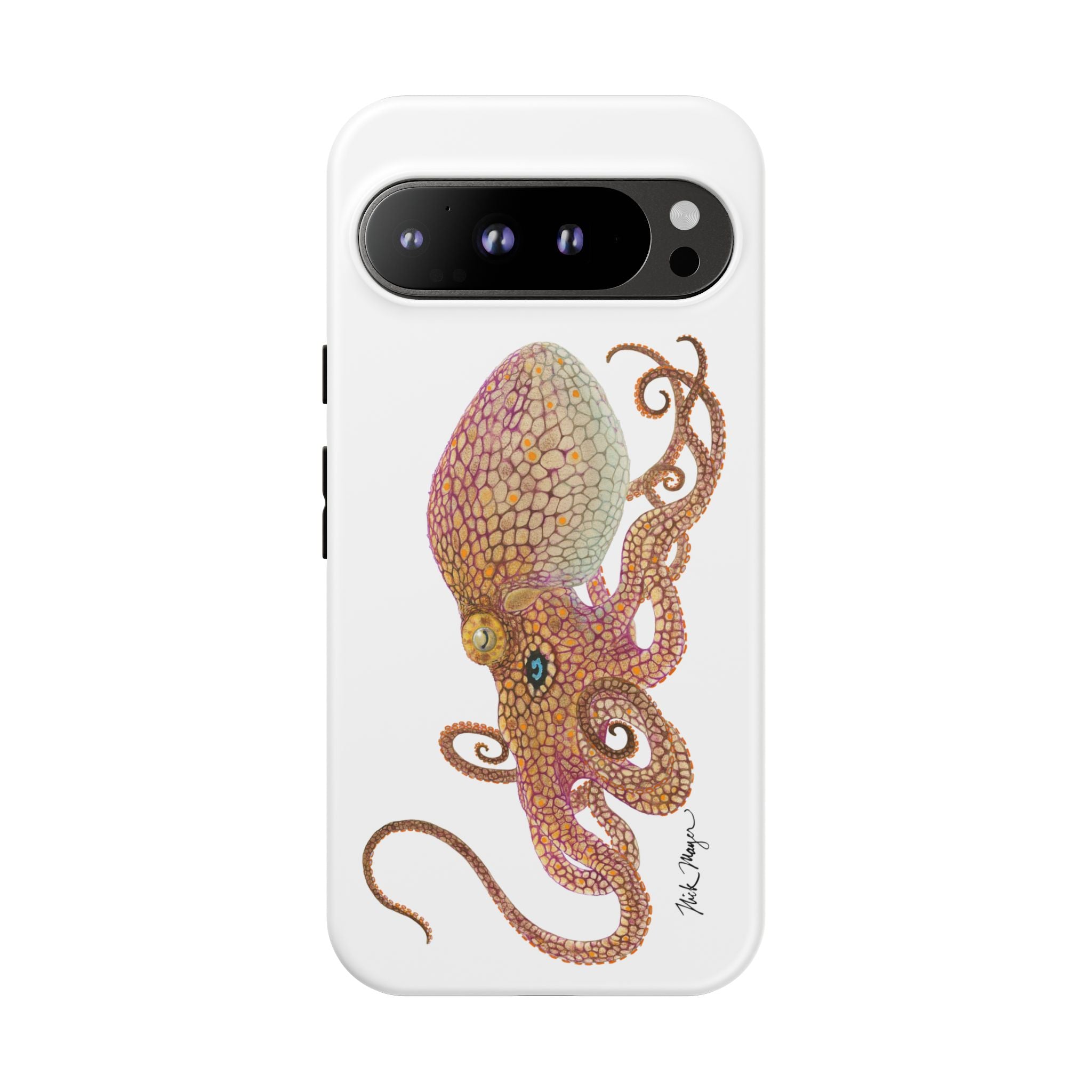 Two Spot Octopus White Phone Case (Samsung)