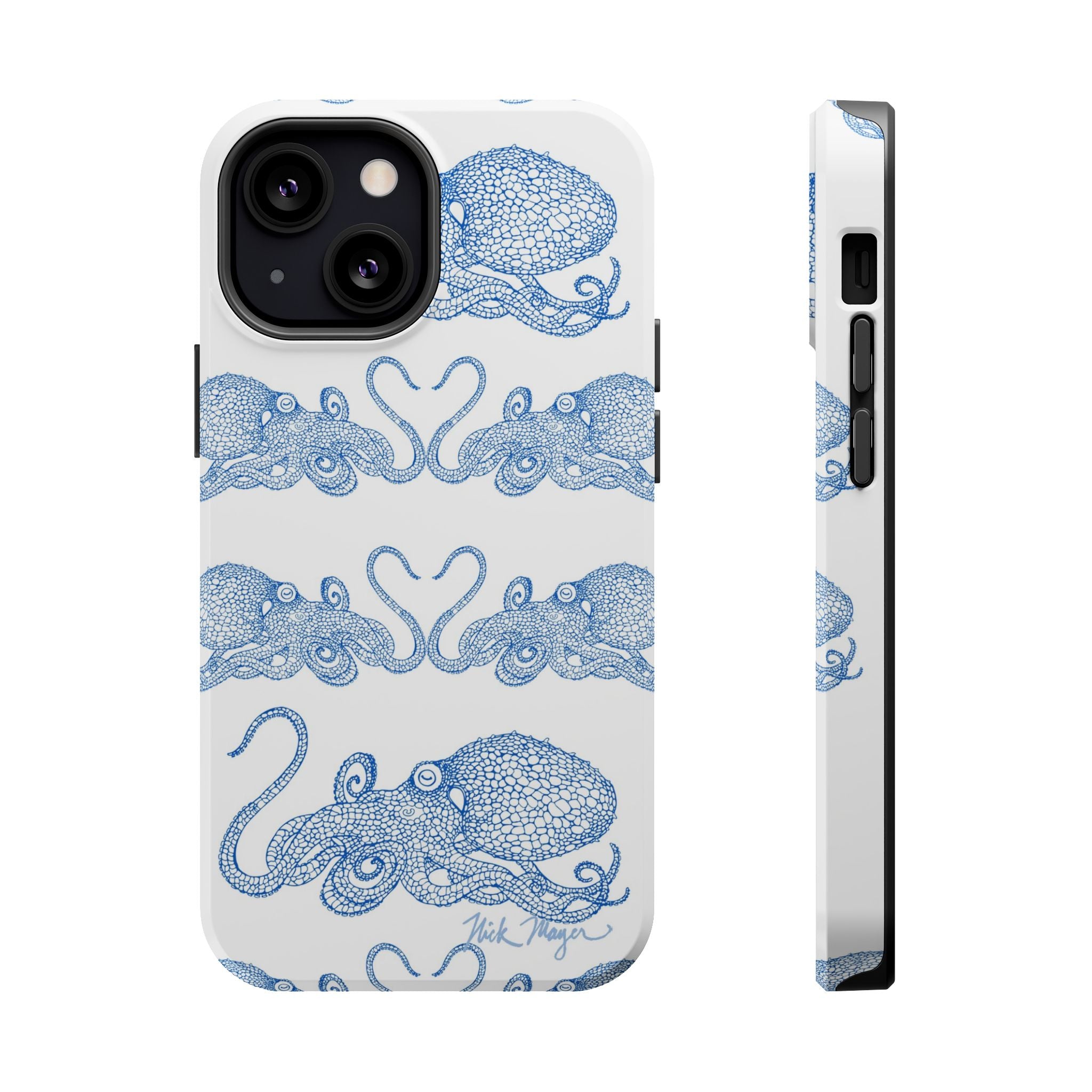 Blue Octopus 1 MagSafe iPhone Case