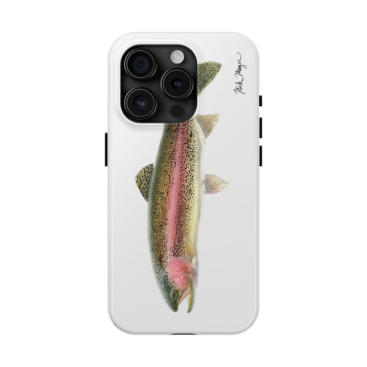 Rainbow Trout White Phone Case (iPhone) Printify