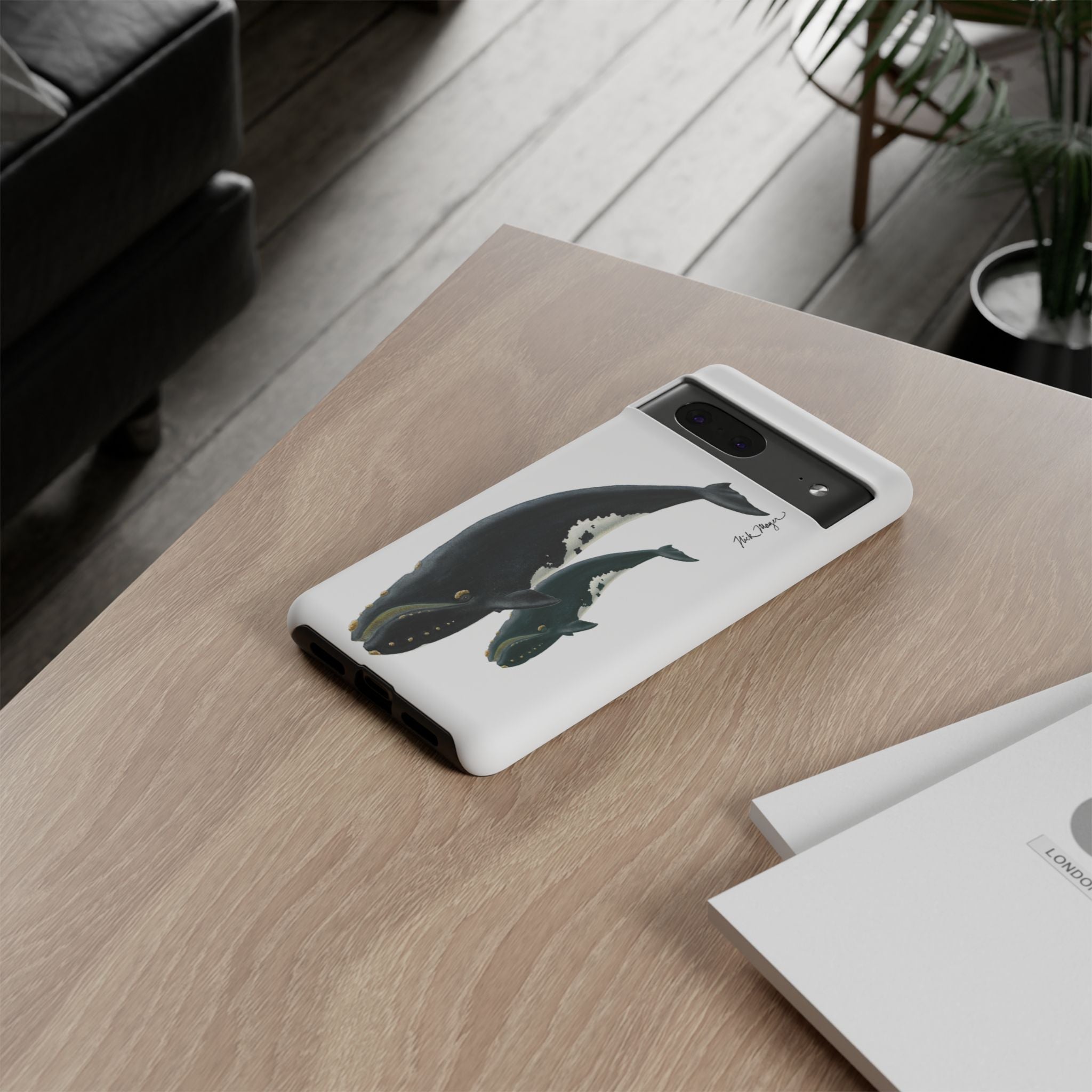 Mother & Calf Right Whale Phone Case (Samsung)