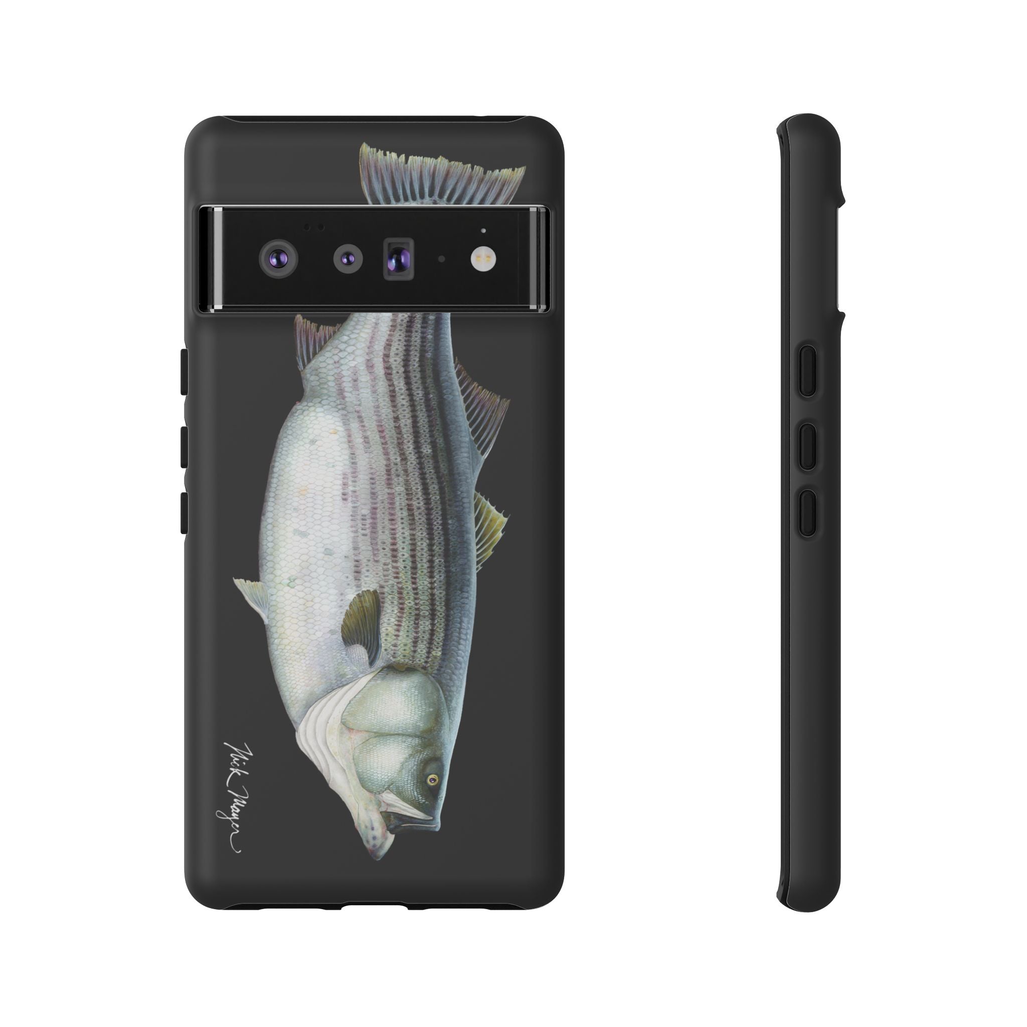 Cow Striper Phone Case (Samsung) - black