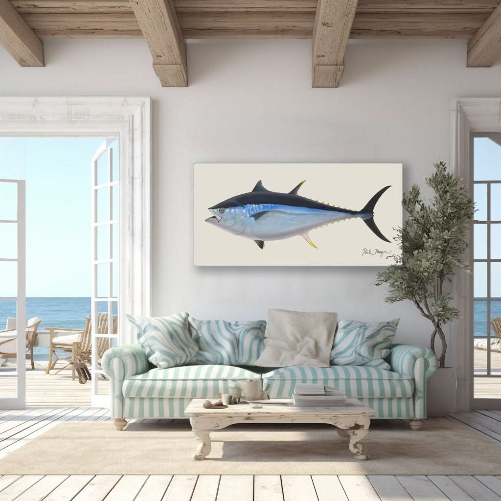 Giant Bluefin Tuna 2 Metal Print, NEW!