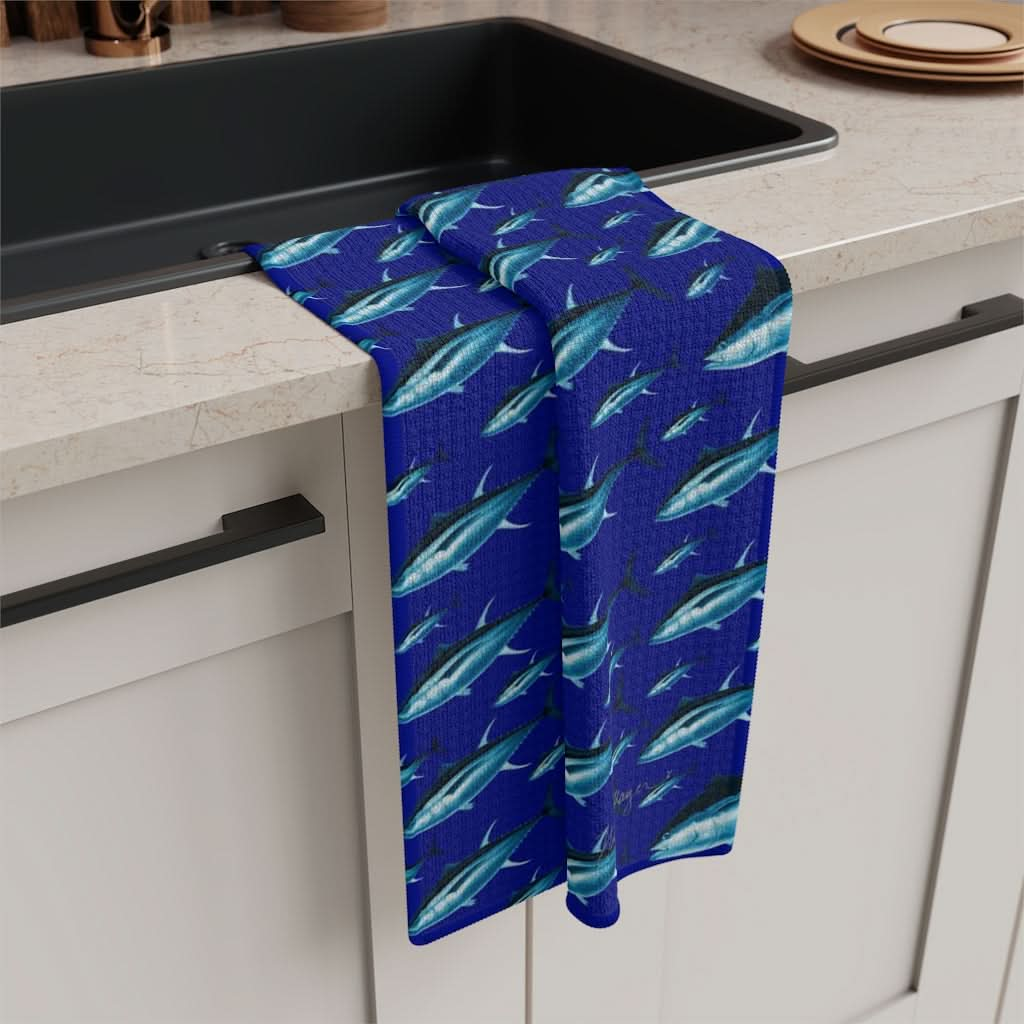 Blue Tuna Soft Kitchen Towel