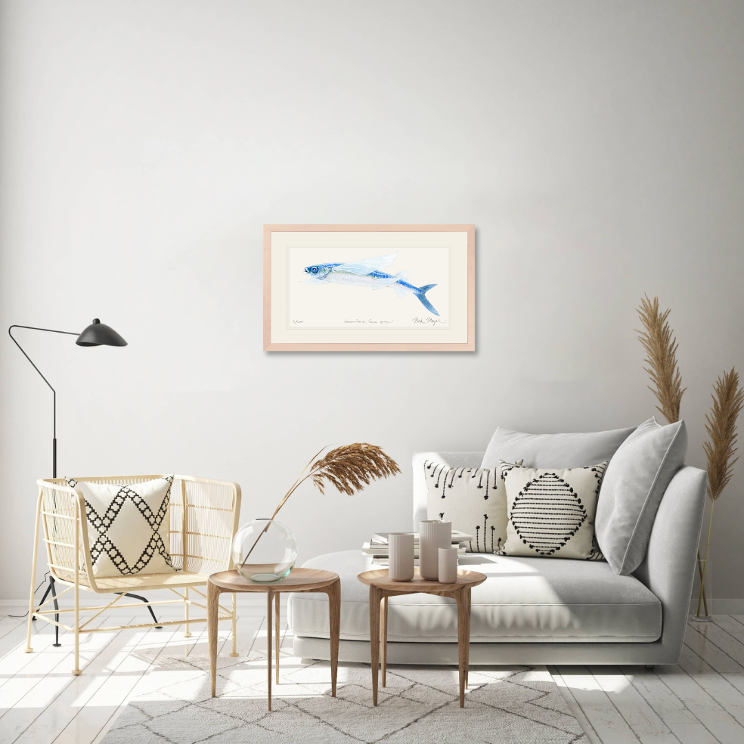 California Flying Fish Print