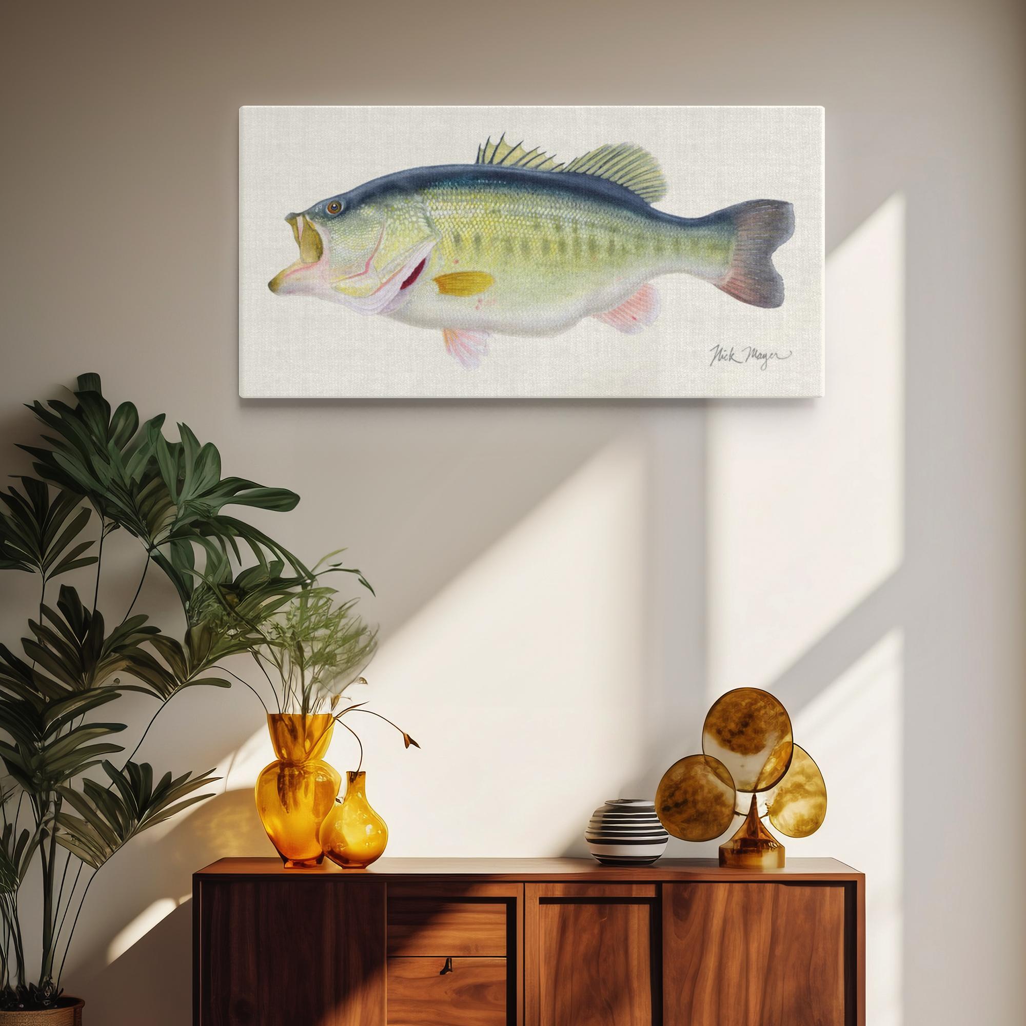 Largemouth Bass III Canvas Print