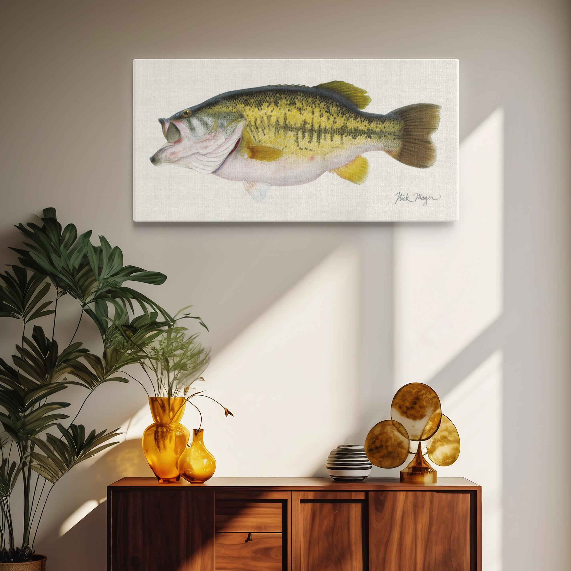 Largemouth Bass II Canvas Print