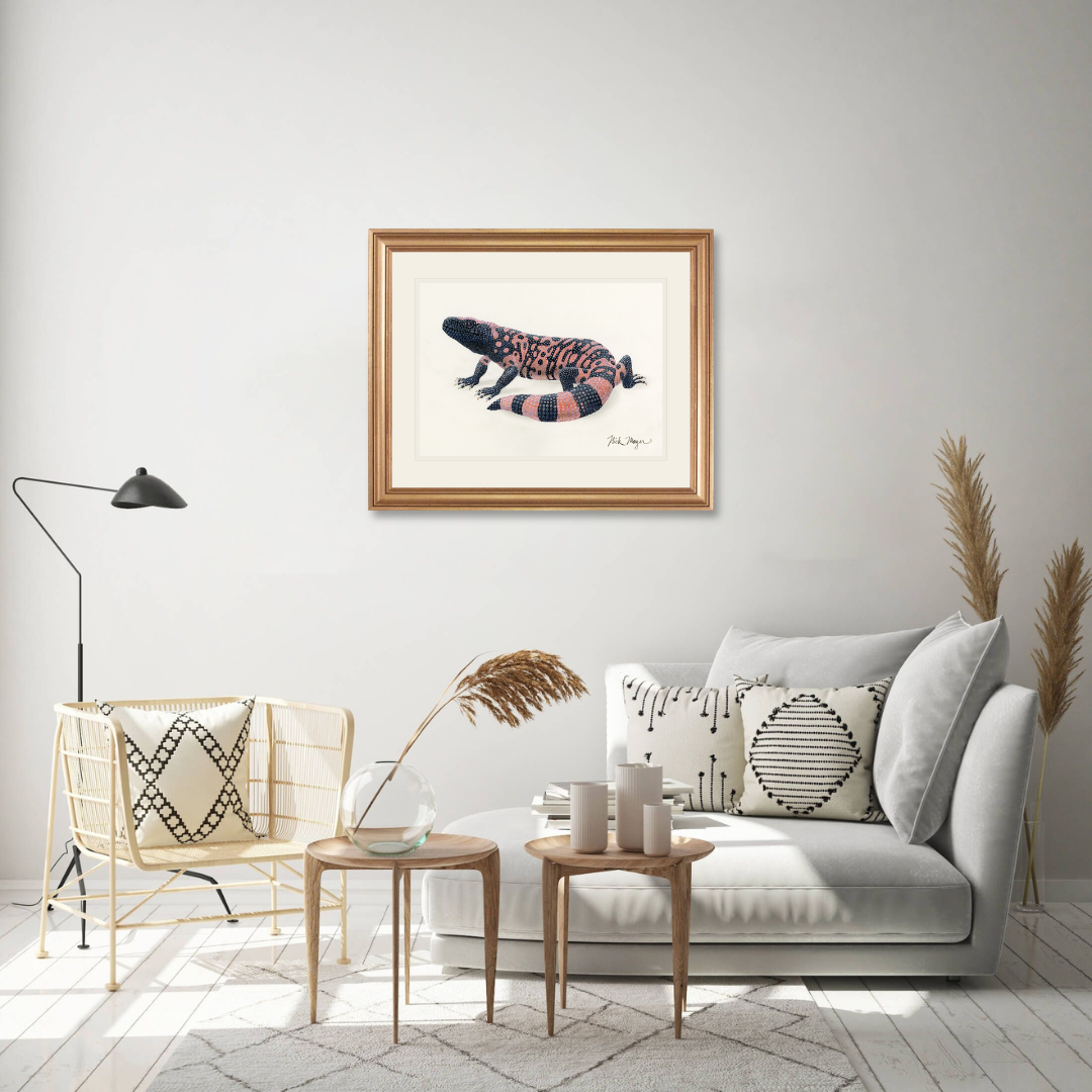 Gila Monster Print