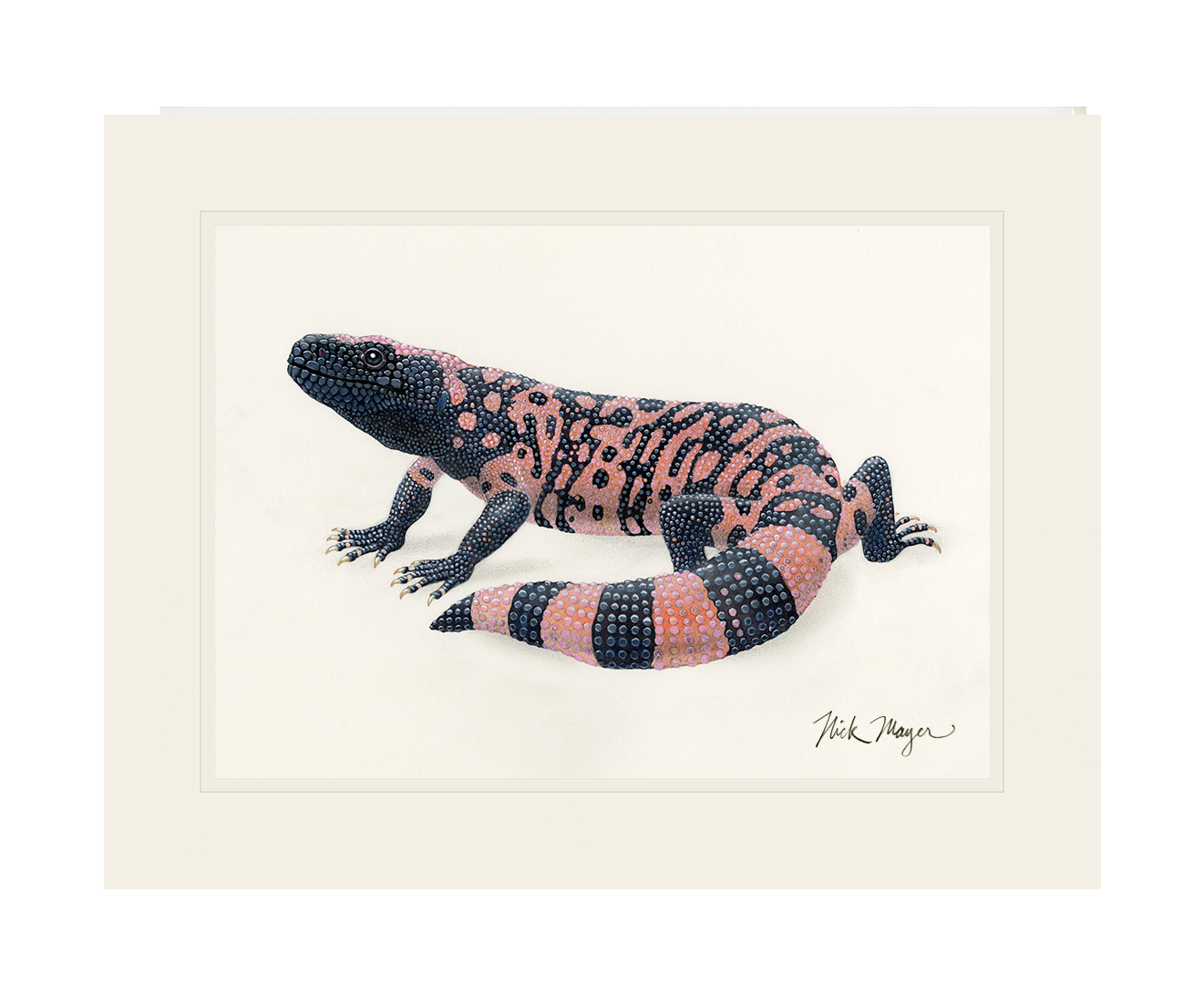 Gila Monster Print