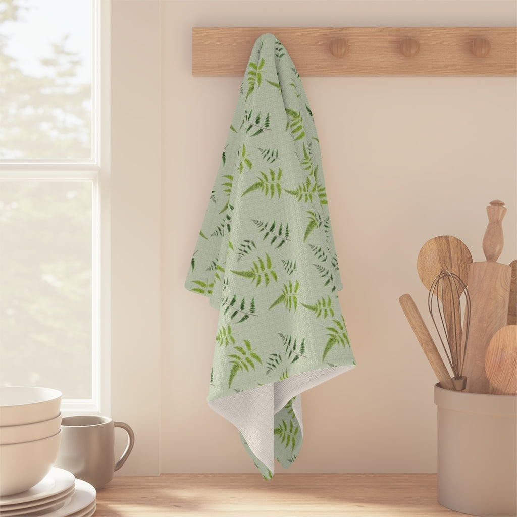 Green Ferns Soft Kitchen Towel