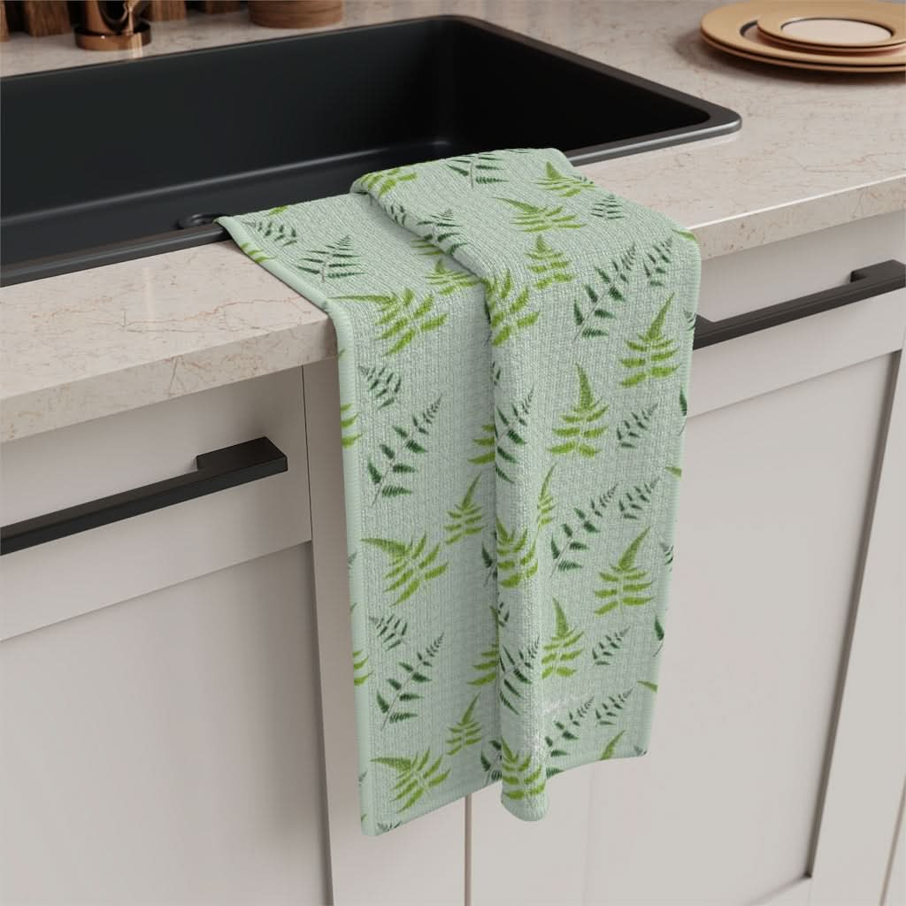 Green Ferns Soft Kitchen Towel