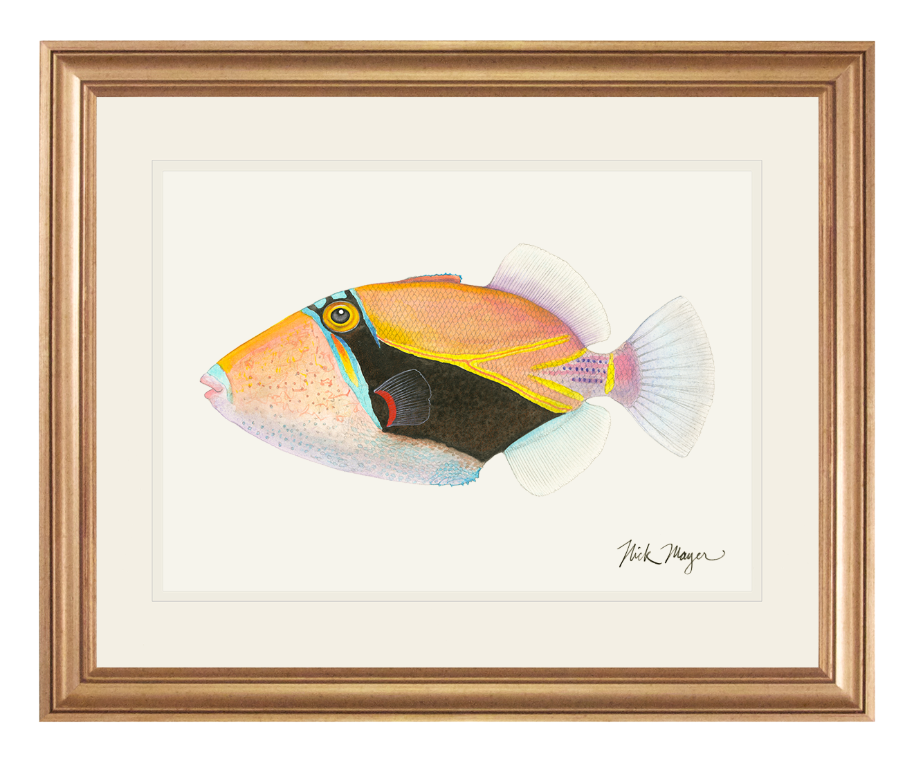 Humuhumu Original Watercolor Painting