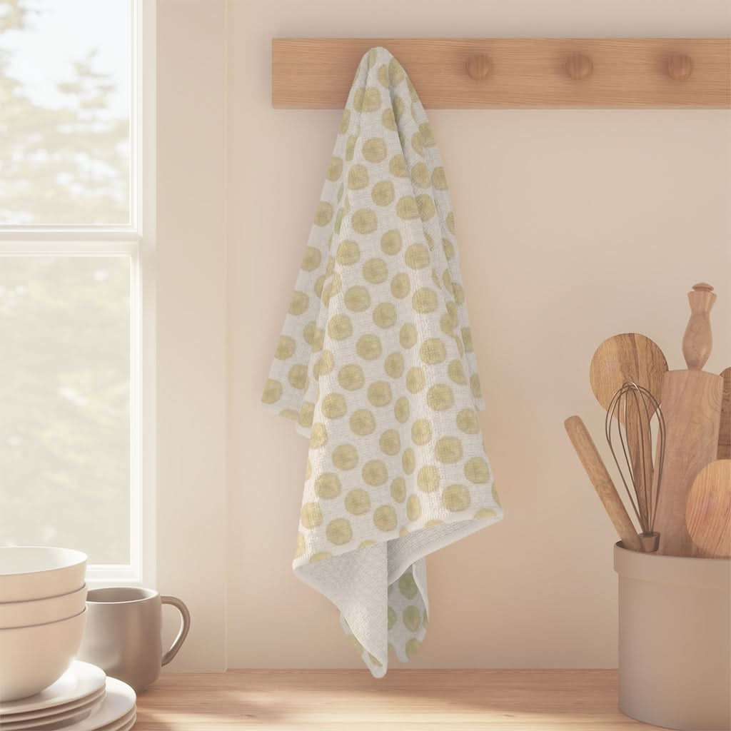 Ivory Sand Dollars Soft Kitchen Towel