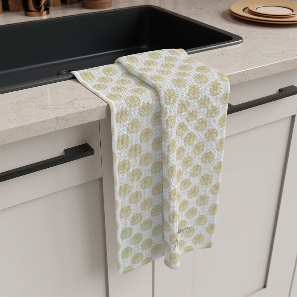 Ivory Sand Dollars Soft Kitchen Towel