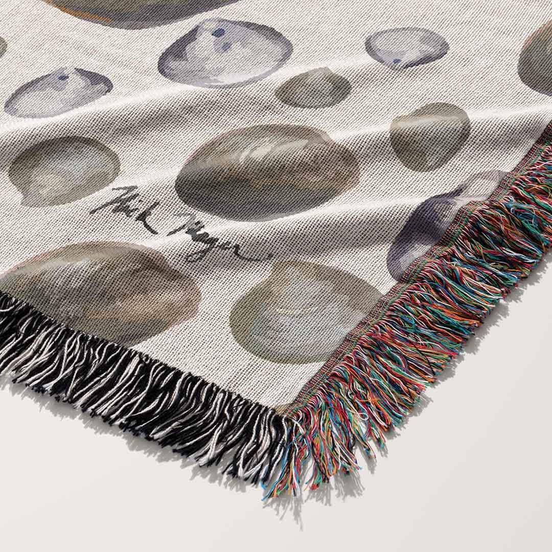 Littleneck Shells Woven Blanket