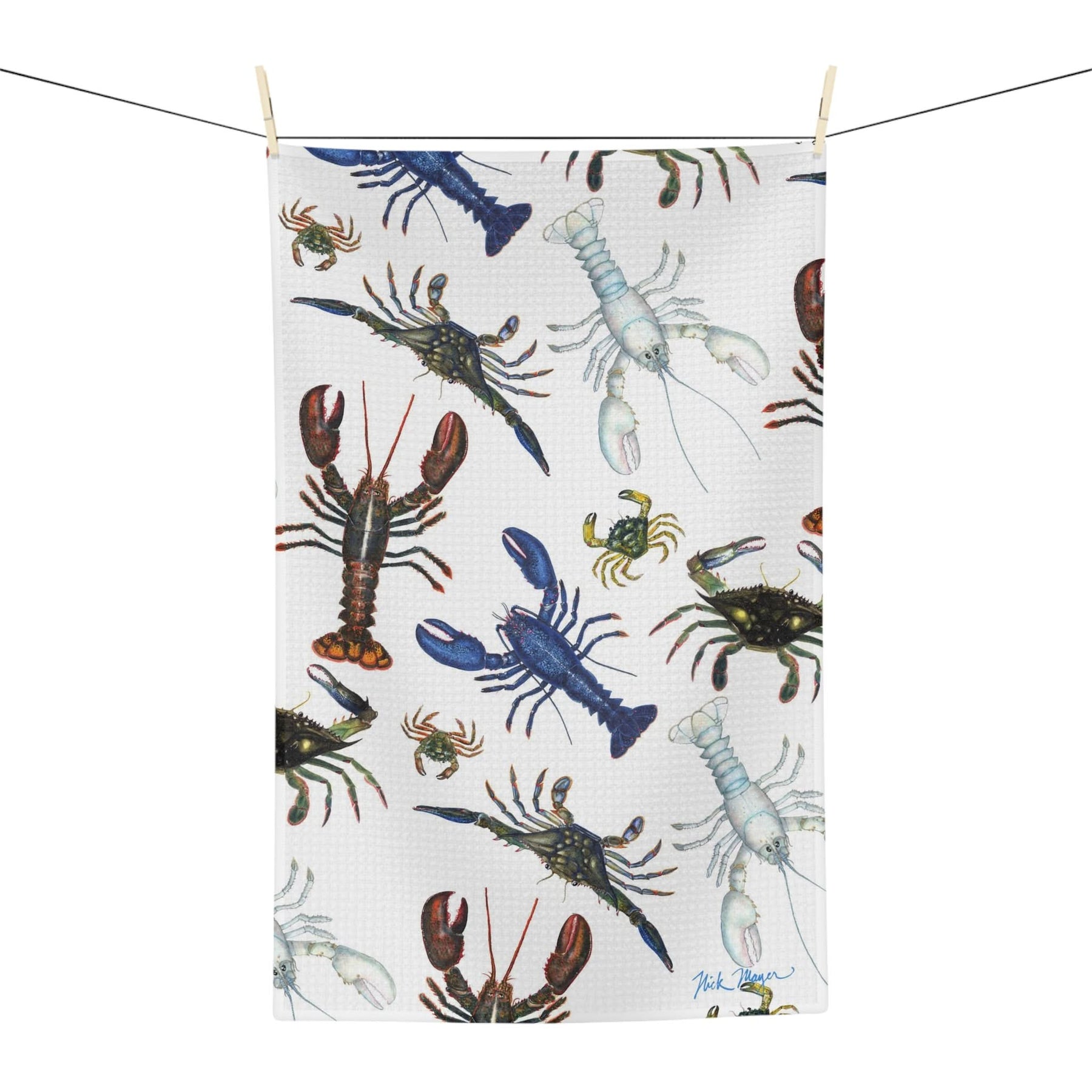 Lobsters II Soft Kitchen Towel - Best Seller