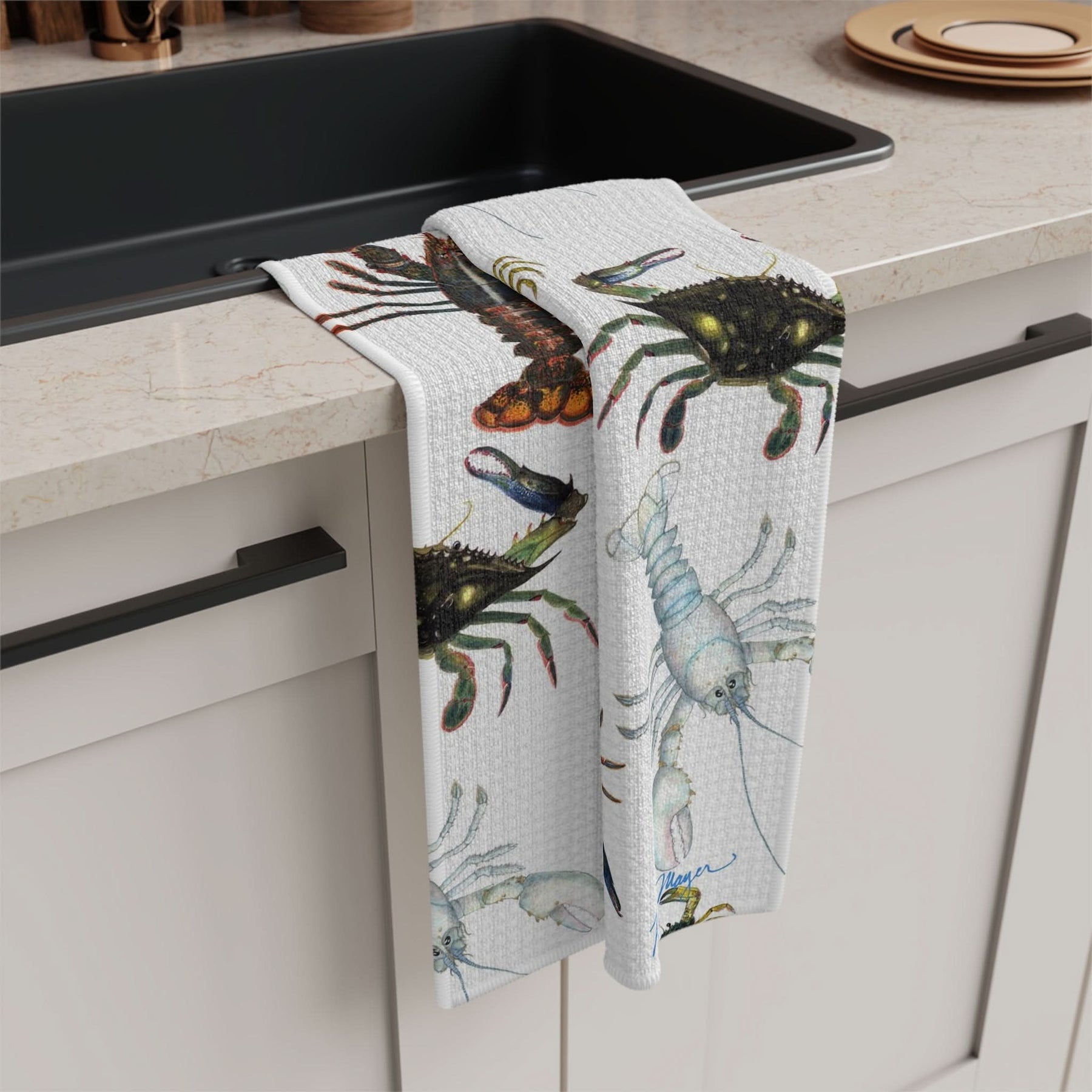 Lobsters II Soft Kitchen Towel - NEW for Fall 2023!