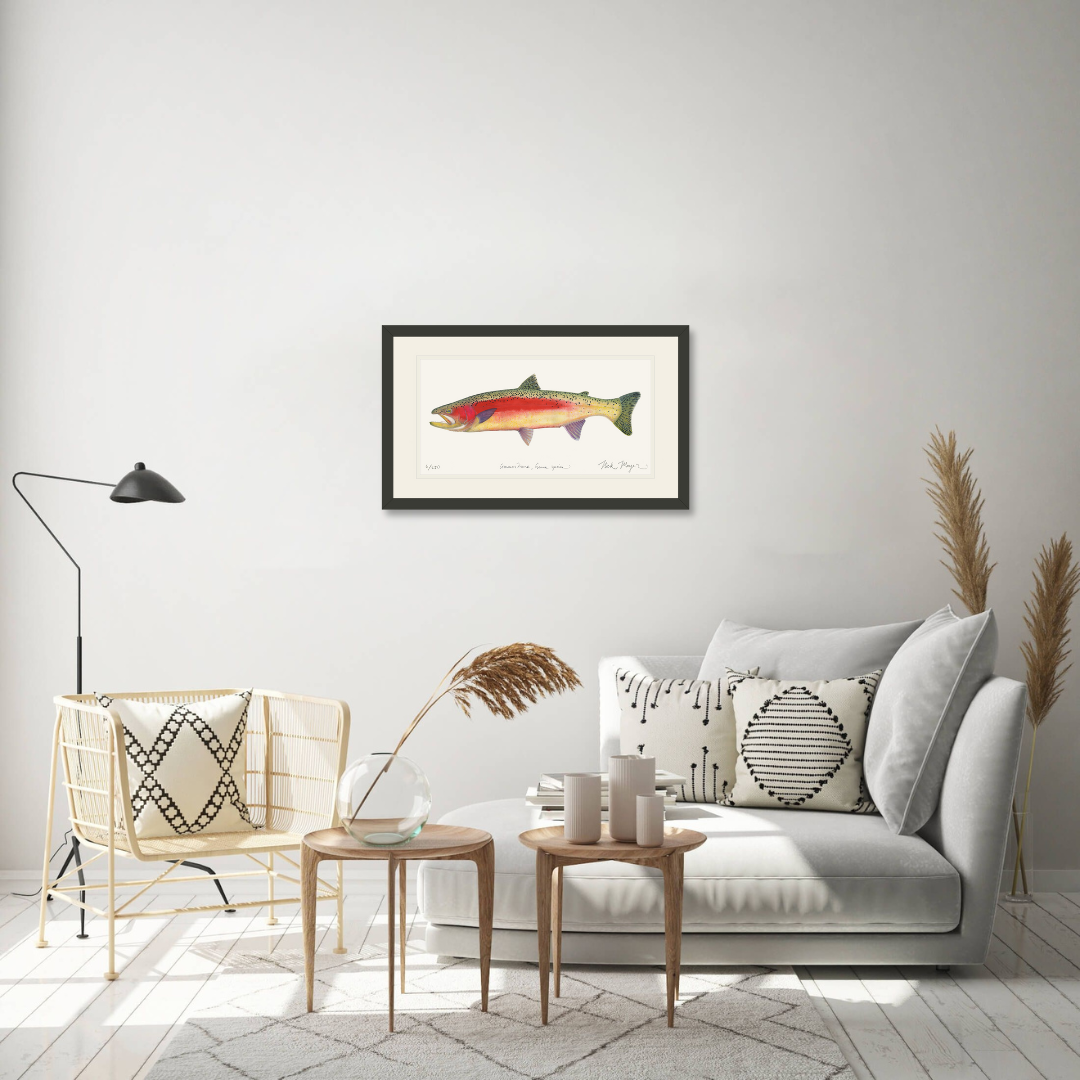 New Zealand Rainbow Trout Limited Edition Print