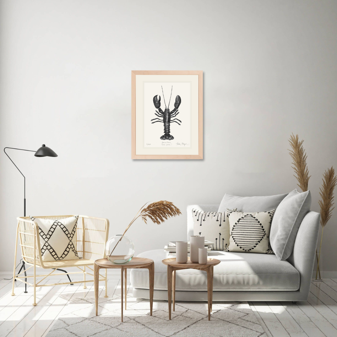 Northern Lobster I Limited Edition Print (B&W)