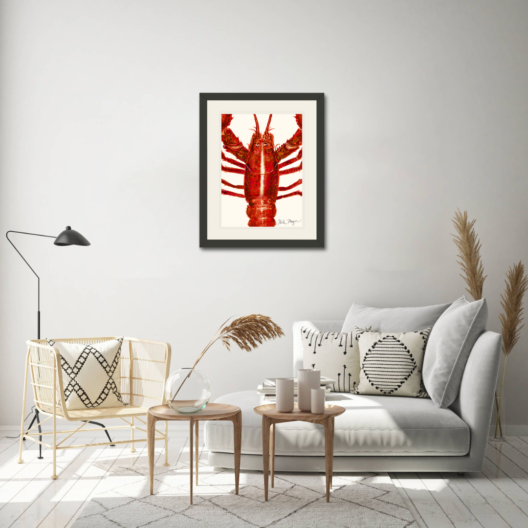 Red Lobster Closeup Limited Edition Print
