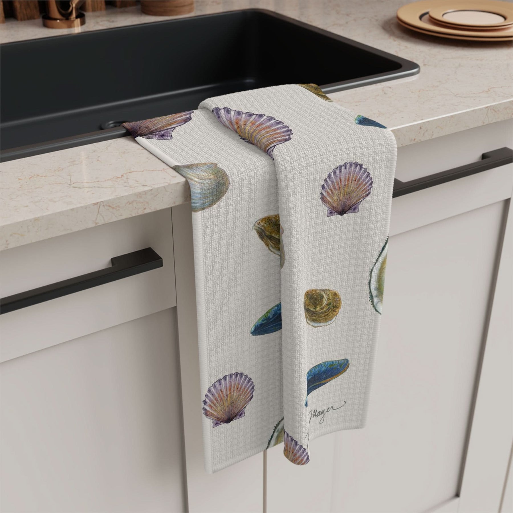 Shells II Soft Kitchen Towel - Best Seller