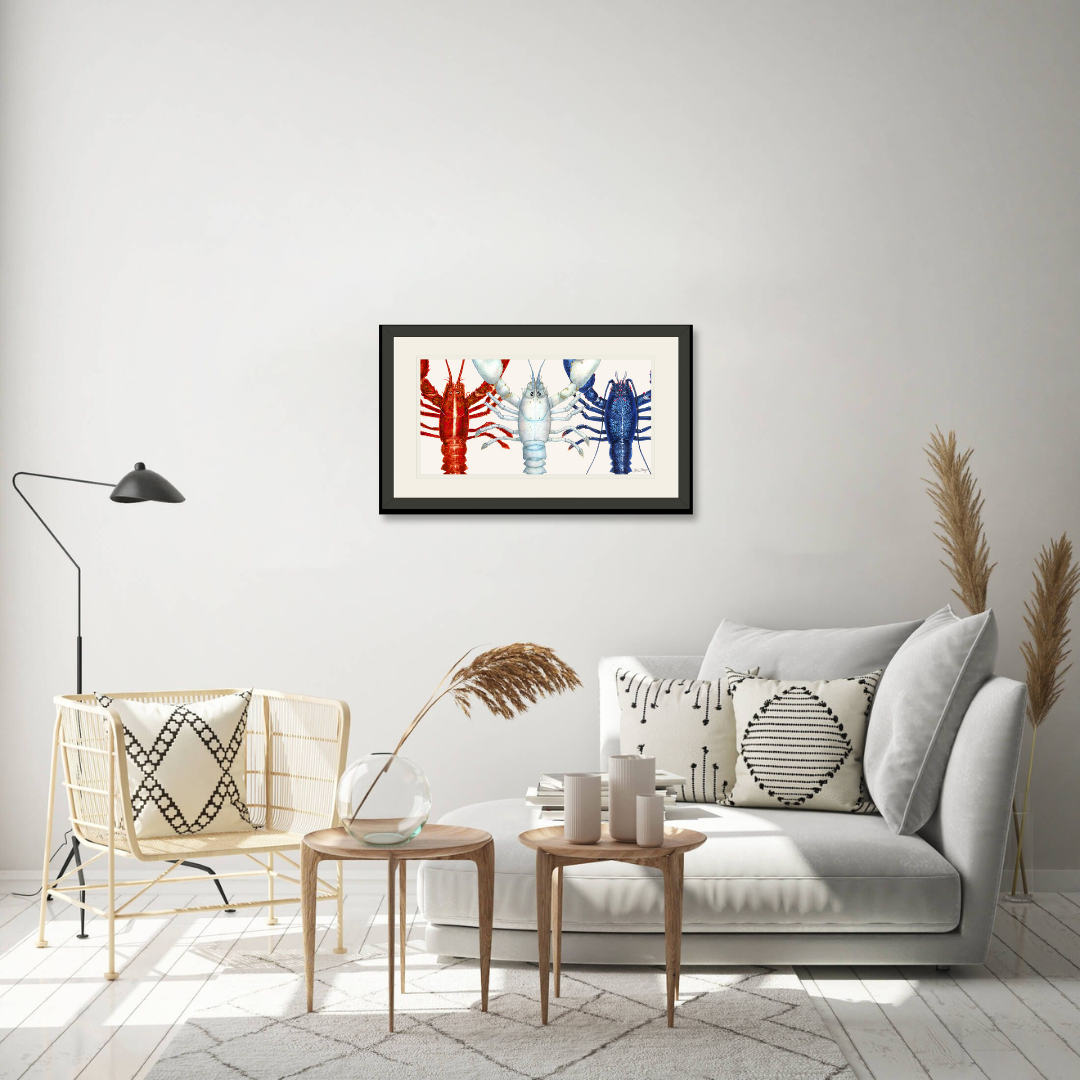 American Lobsters Trio Limited Edition Print