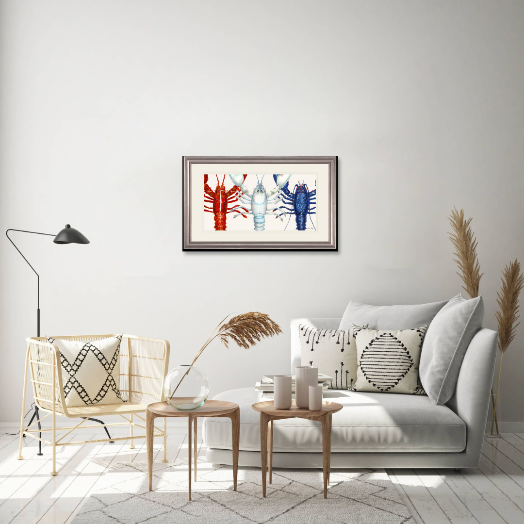 American Lobsters Trio Limited Edition Print