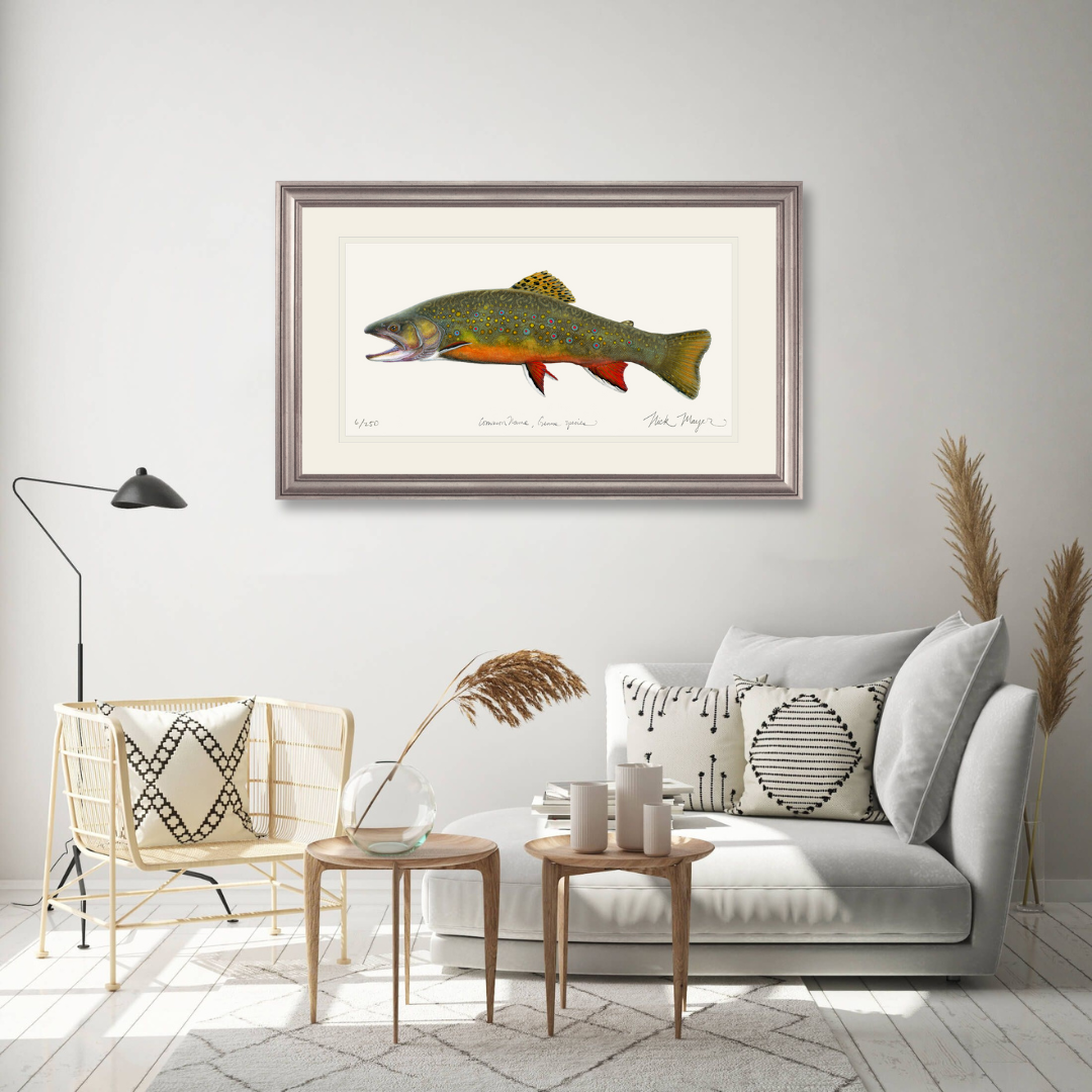 Beaver Pond Brook Trout Limited Edition Print - Best Seller