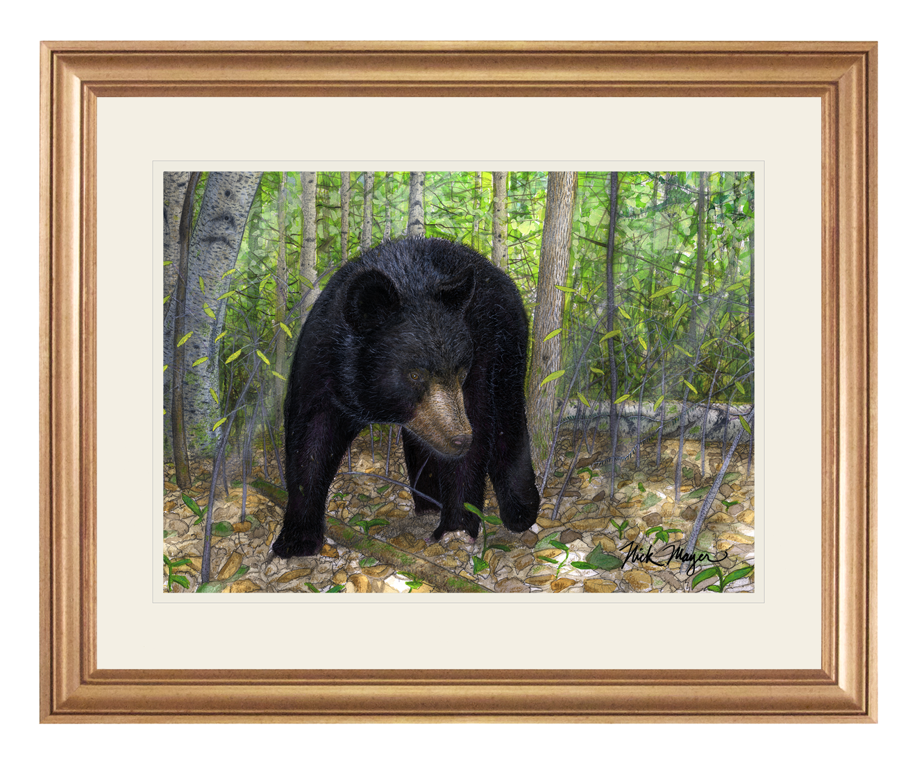 Black Bear Original Painting