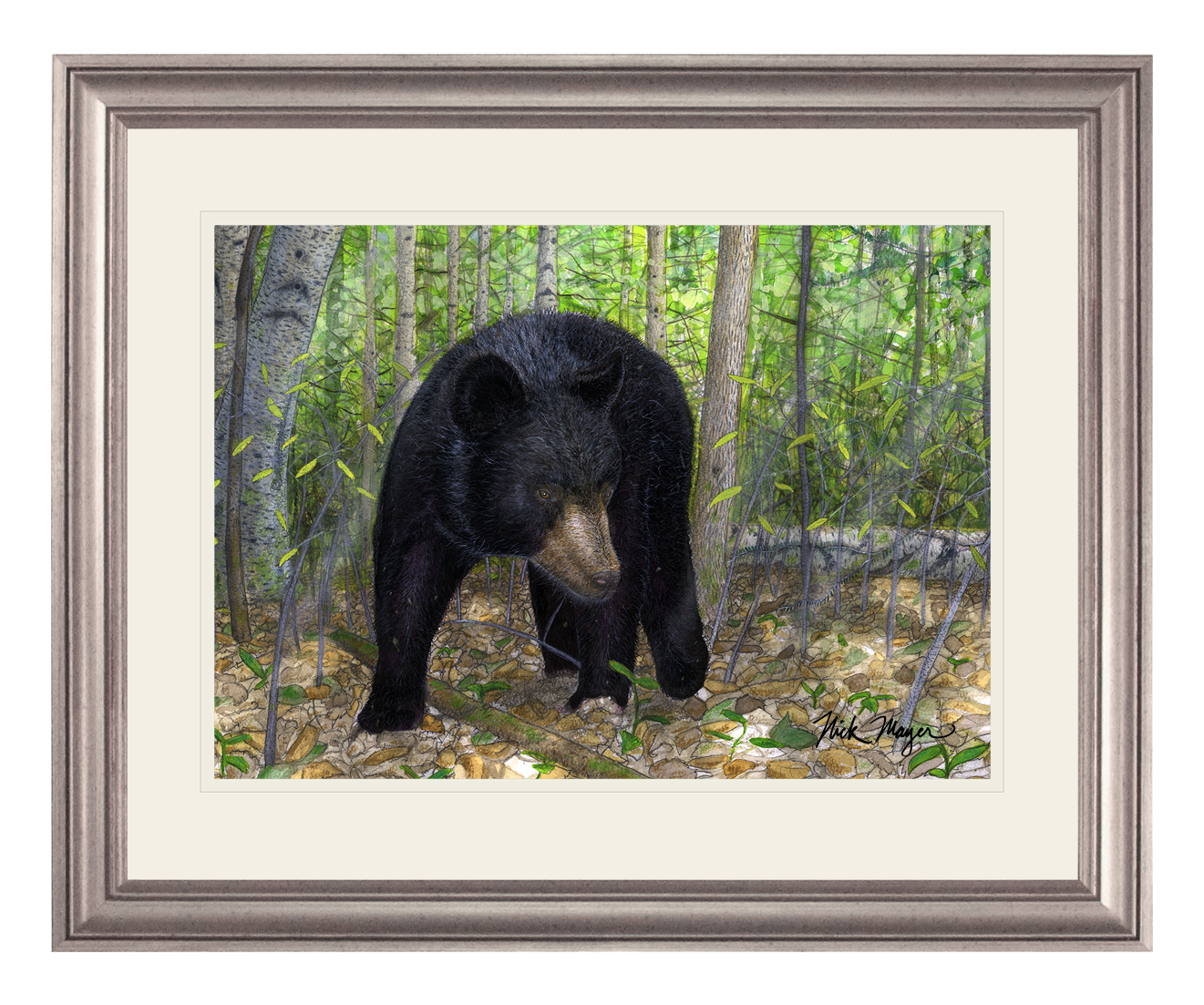 Black Bear Print