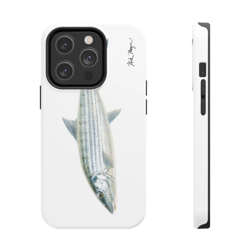 Bonefish White iPhone 14 Pro Case - Clearance / Final Sale Nick Mayer