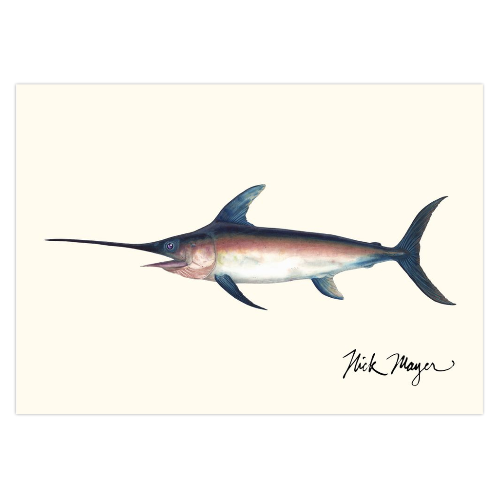 Swordfish Notecards