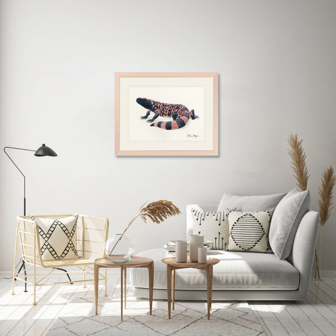 Gila Monster Print