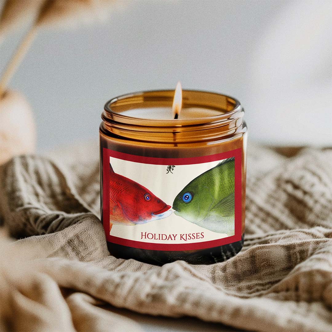 Holiday Kisses Natural Scented Soy Candle - 2 Sizes & 9 Fragrance Choices - NEW for Holiday 2025!