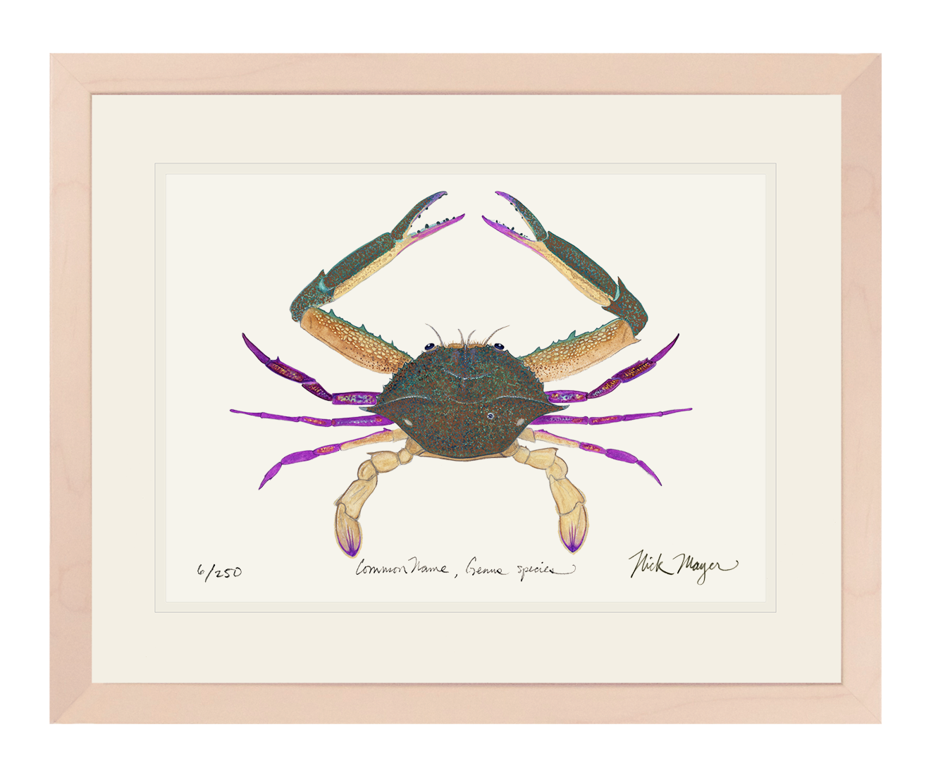 Pass Crab Limited Edition Print