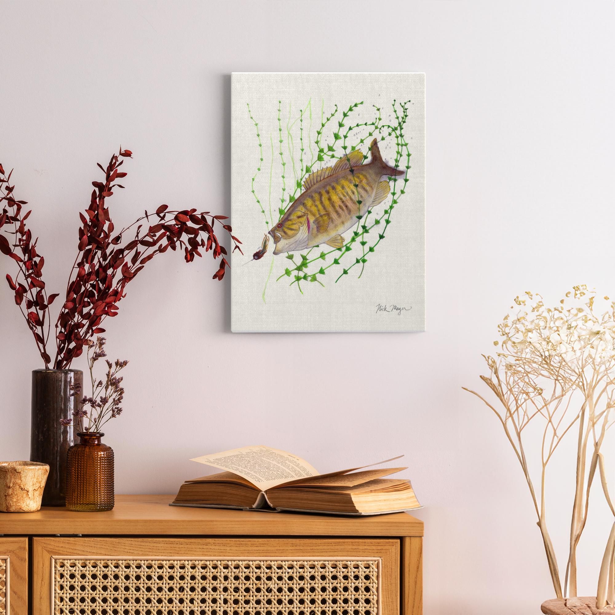Bronzeback Smallmouth Bass Canvas Print