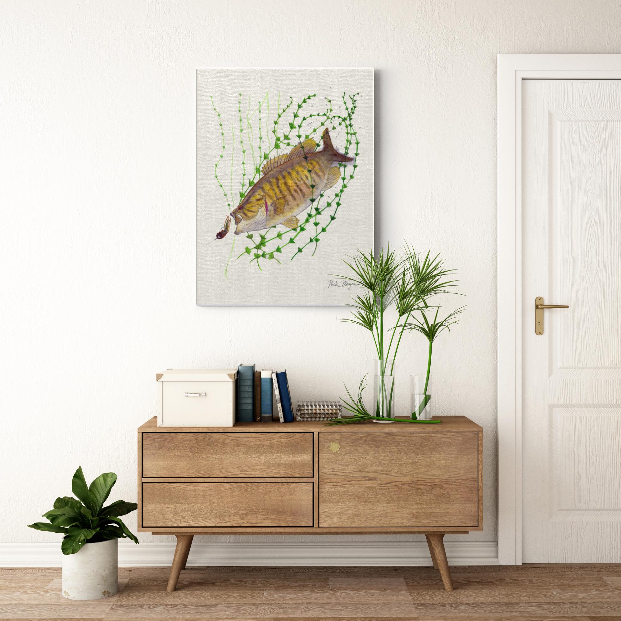 Bronzeback Smallmouth Bass Canvas Print